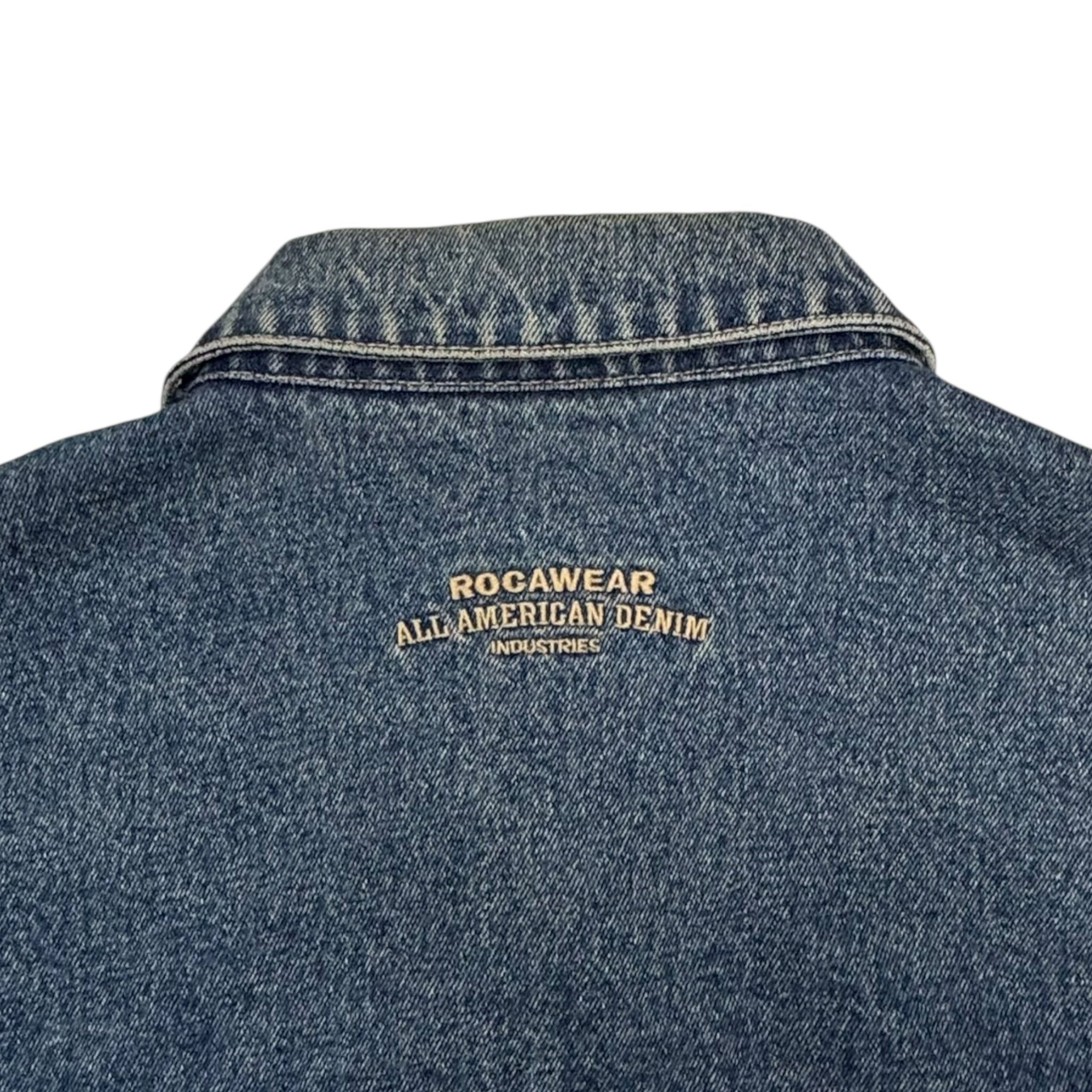 Vintage Rocawear Medium Wash Denim Jacket