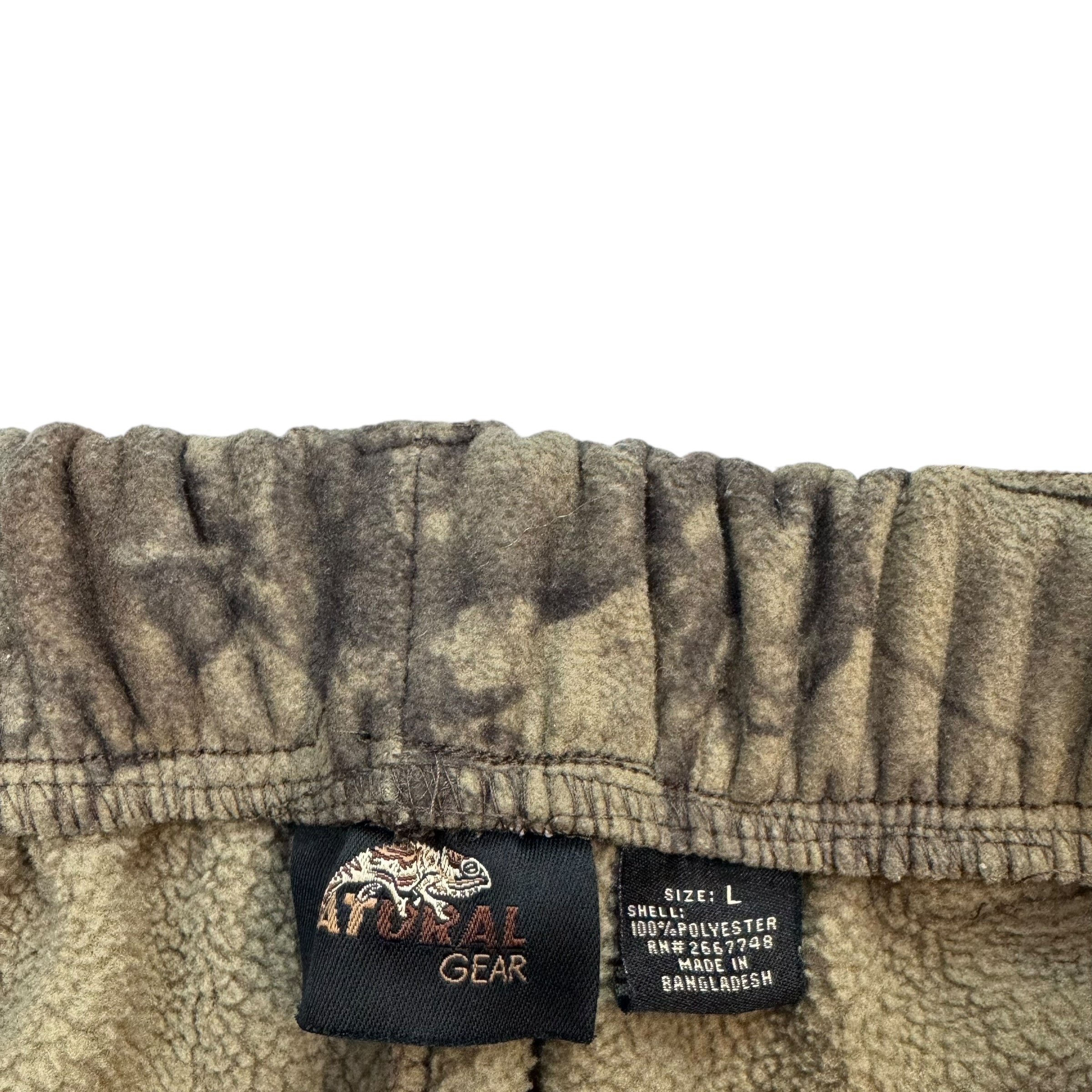 Vintage Natural Gear Camo Fleece Sweatpants