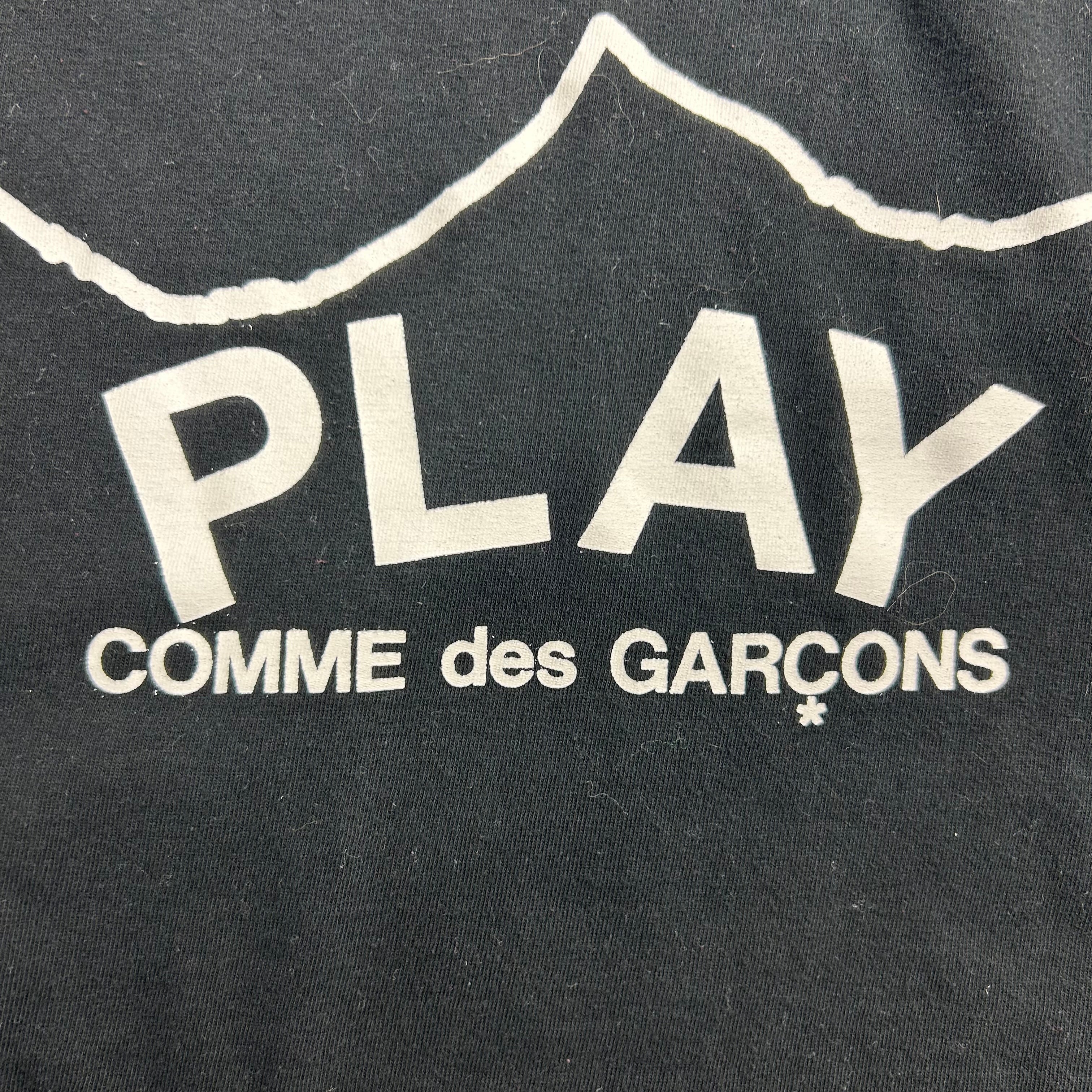 Comme Des Garçon Play Upside Down Heart Tee