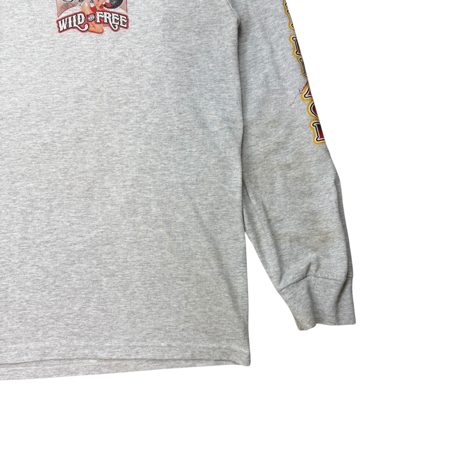 Vintage Myrtle Beach Bike Week L/S Tee Grey