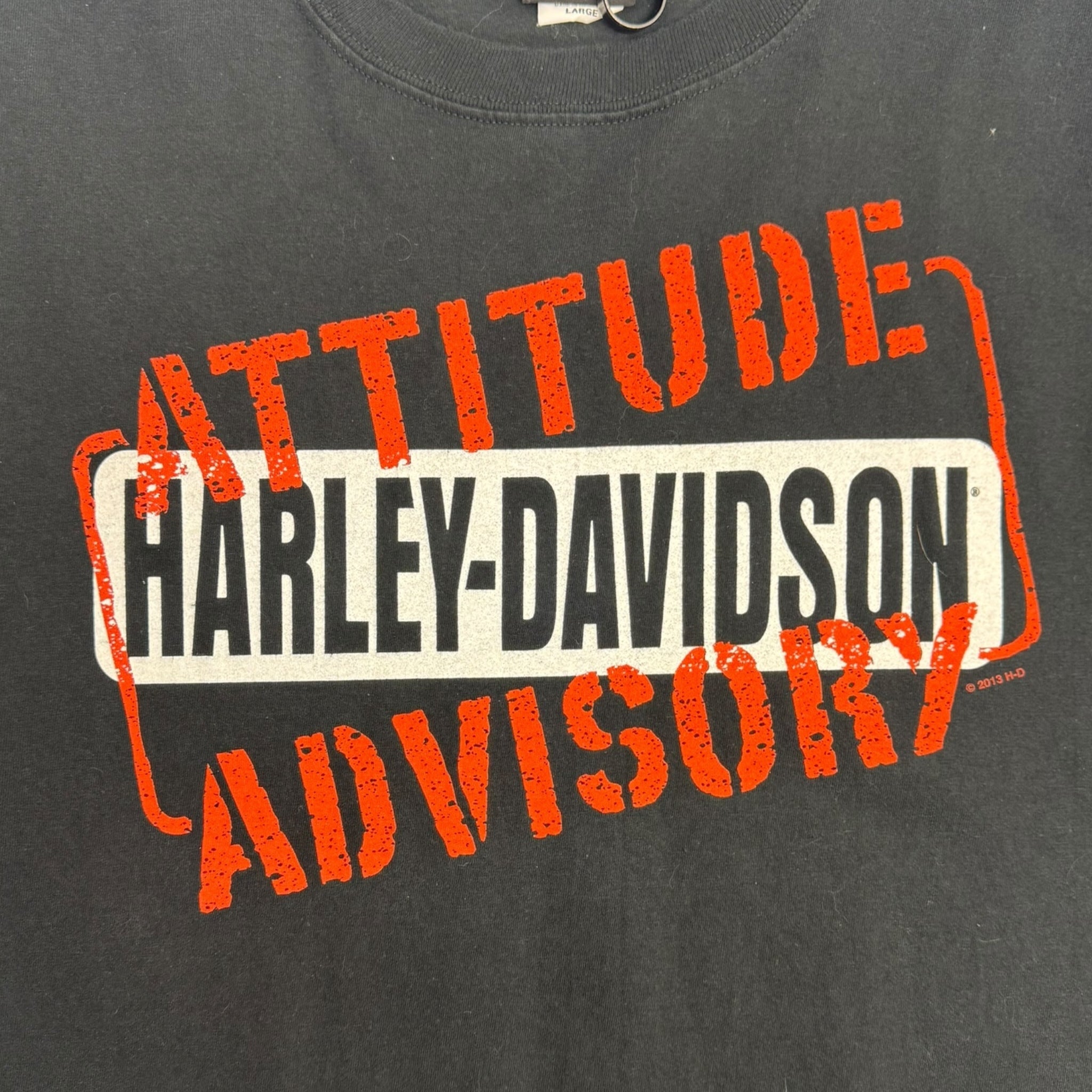 2013 Harley Davidson "Attitude Advisory" T-Shirt