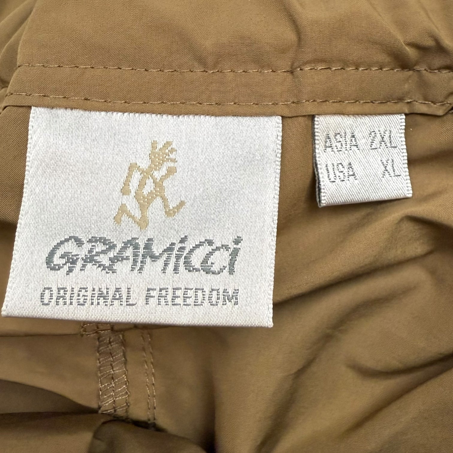 Gramicci Shell Gear Cargo Shorts Tan/Turqoise