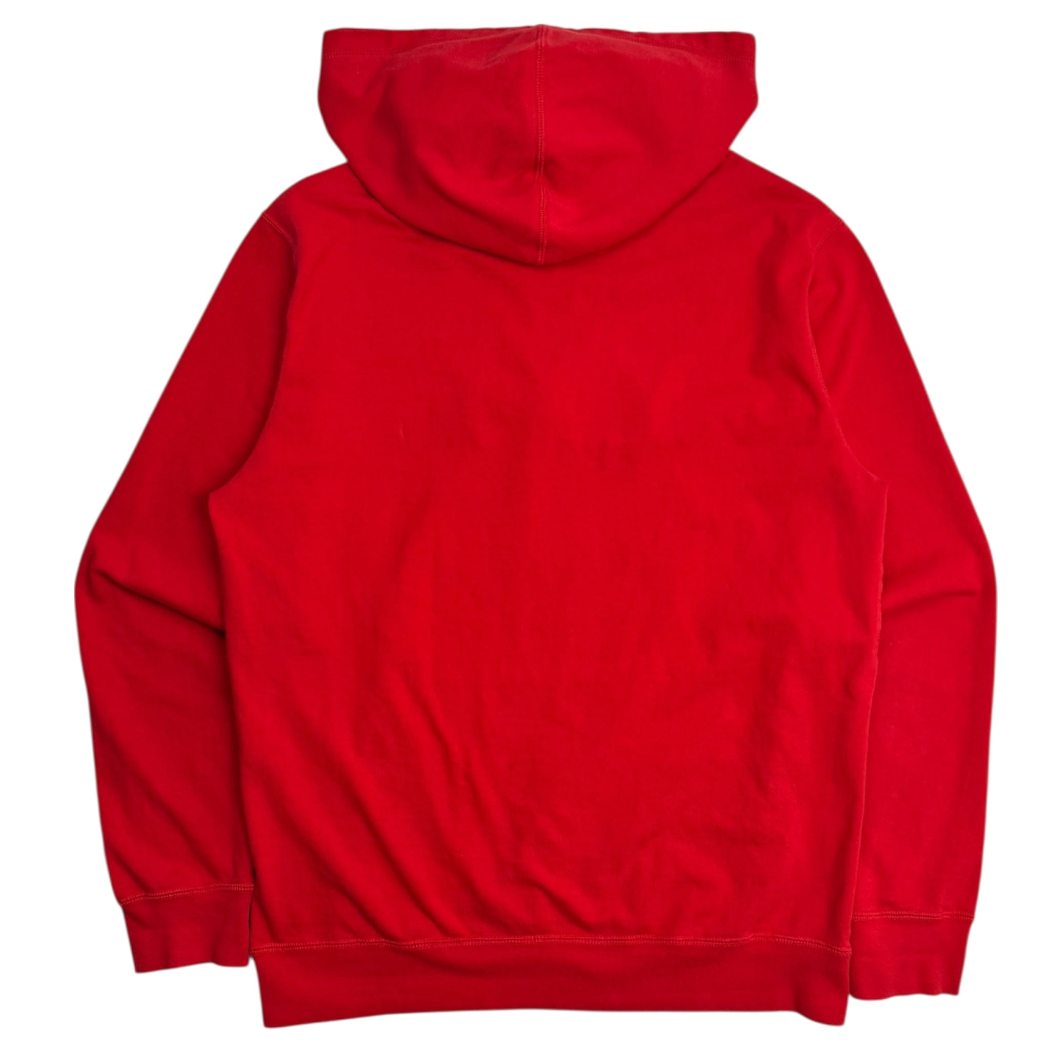 OVO Flower Embroidered Pullover Hoodie Red