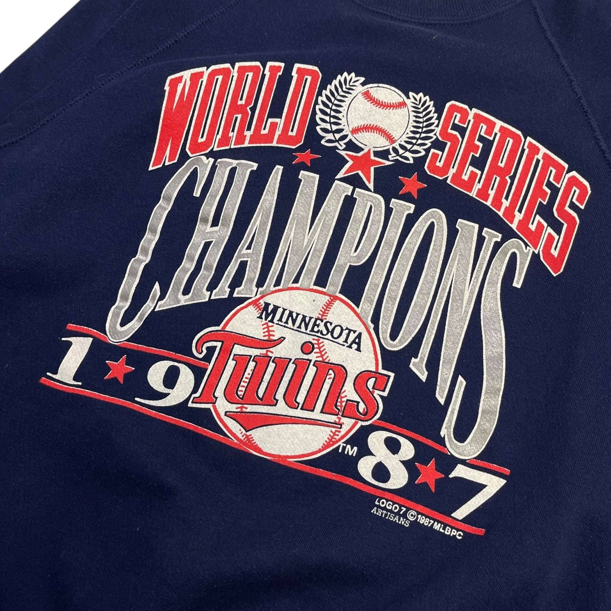 1987 MLB Minnesota Twins World Series Championship Crewneck