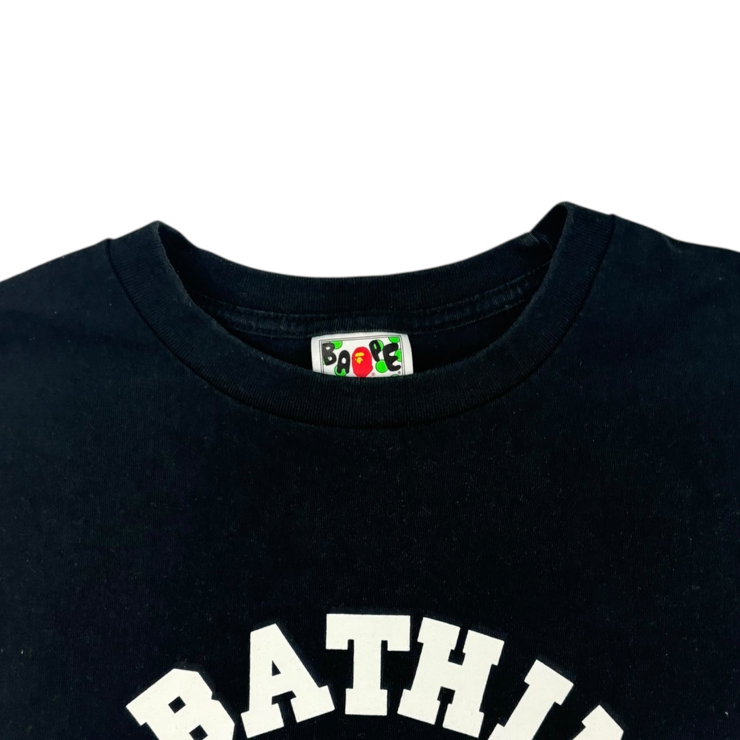 BAPE Blue Colour Camo College T-Shirt Black