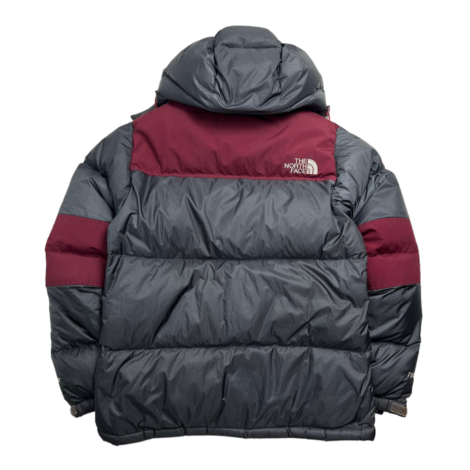 The North Face Hooded 700 Nuptse Slate Burgundy