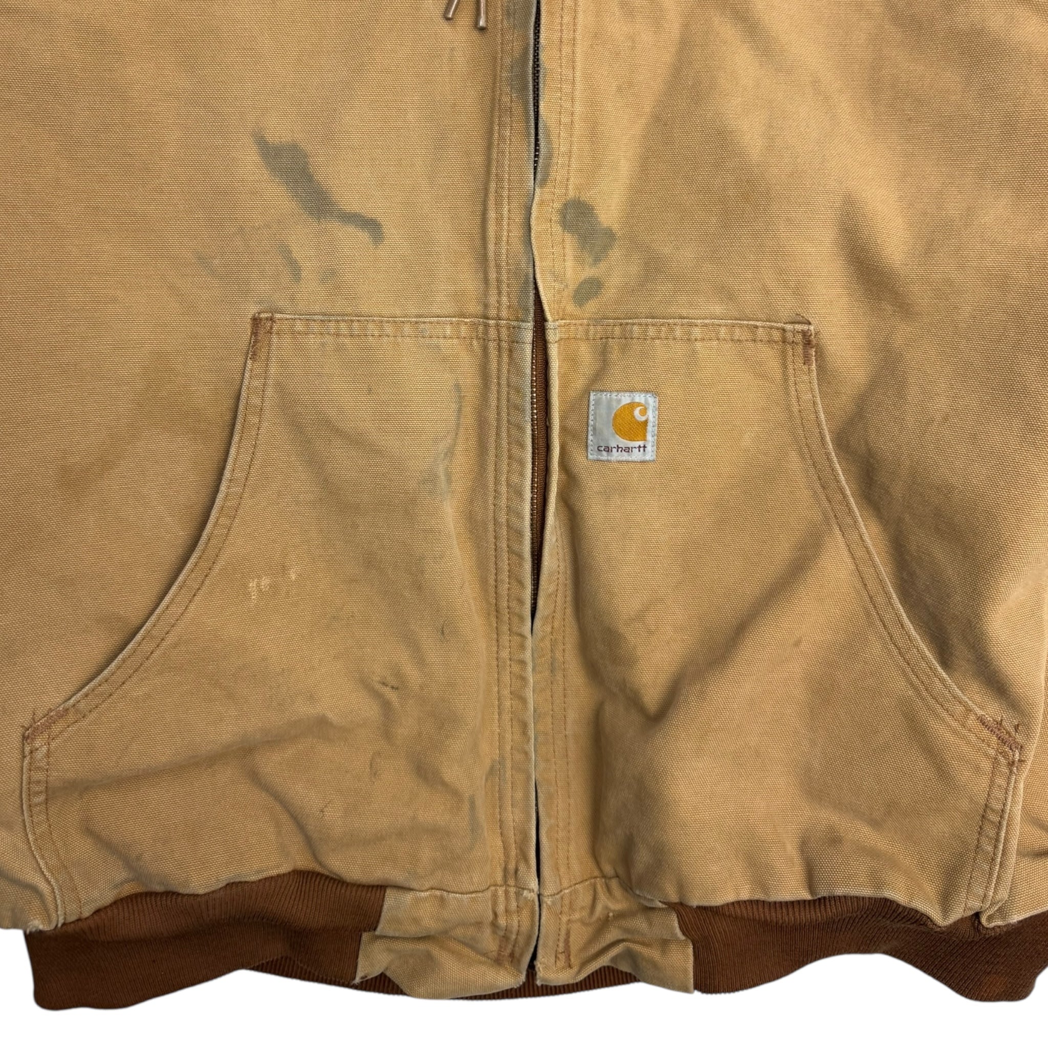Vintage Carhartt Thermal Active Jacket Tan Brown