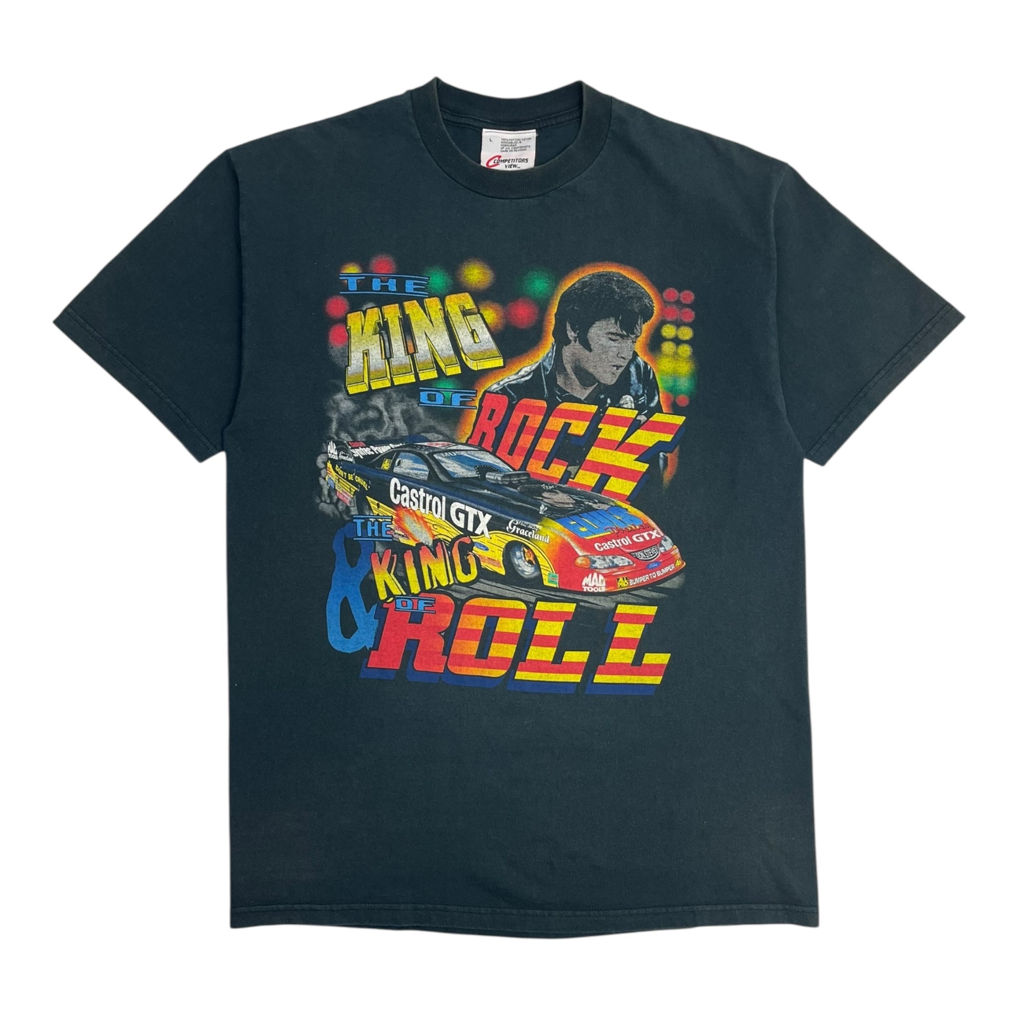 1998 Elvis Presley King of Rock and Roll Racing T-Shirt