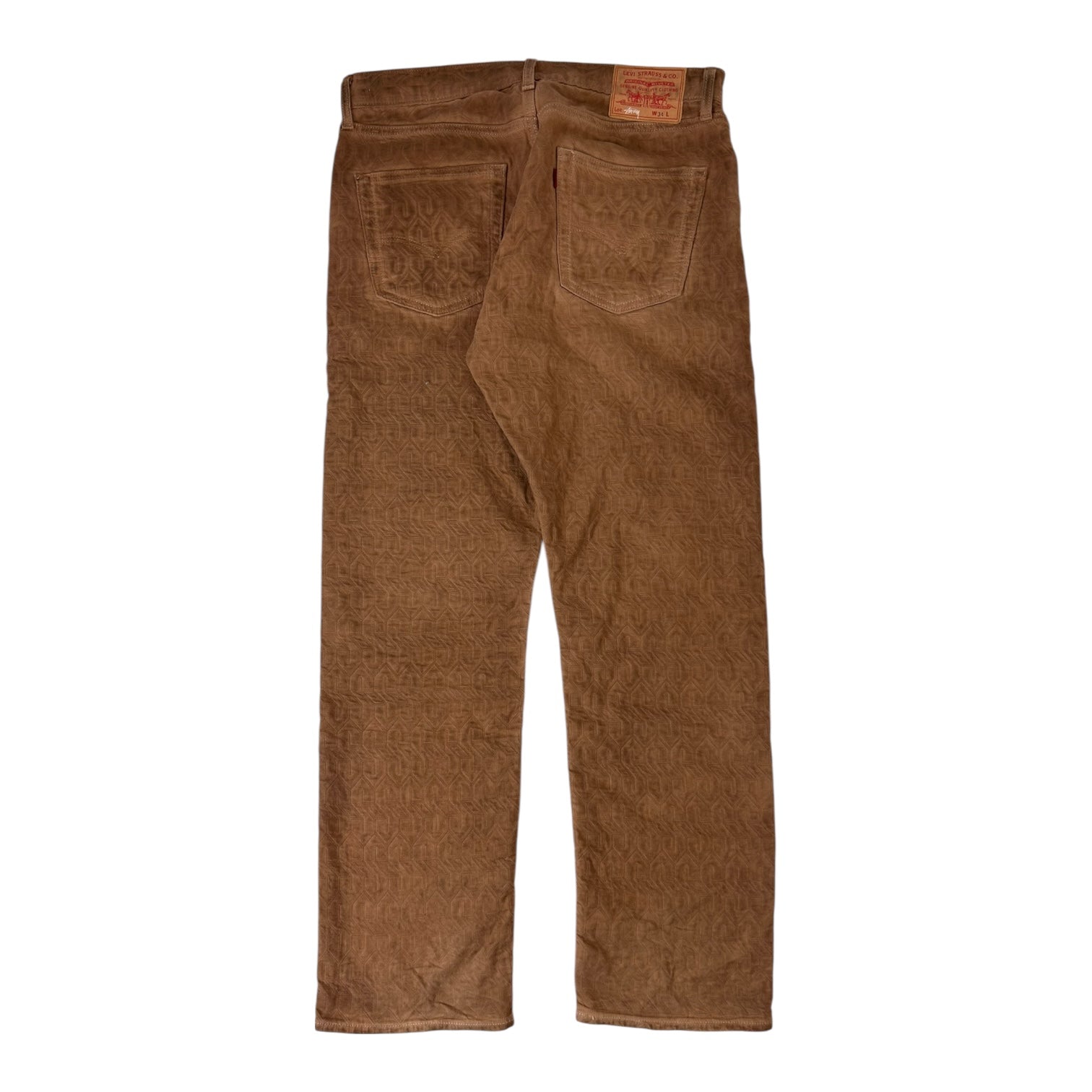 Stussy X Levi’s Jacquard Jean Brown