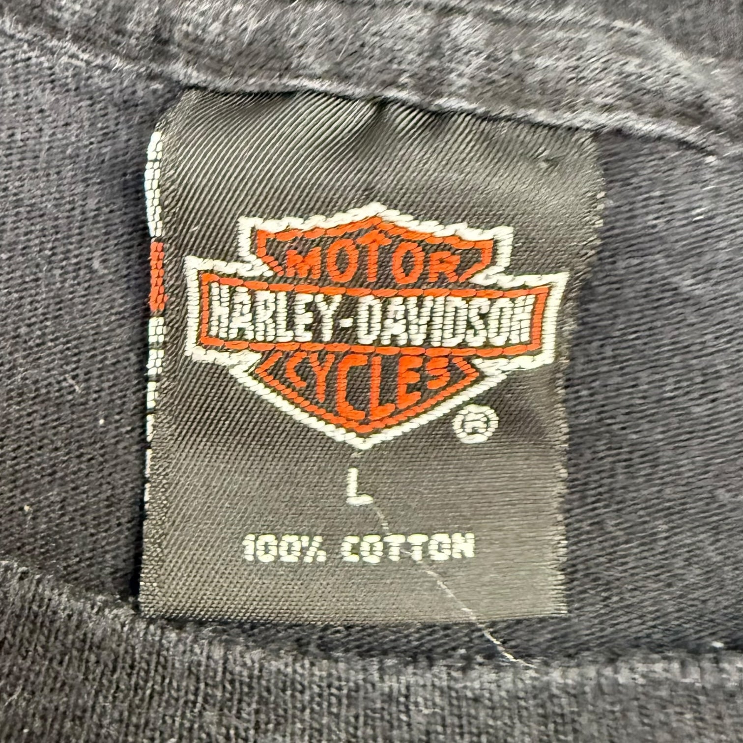 Vintage Harley Davidson ‘The Land Of The Free’ Tee Black