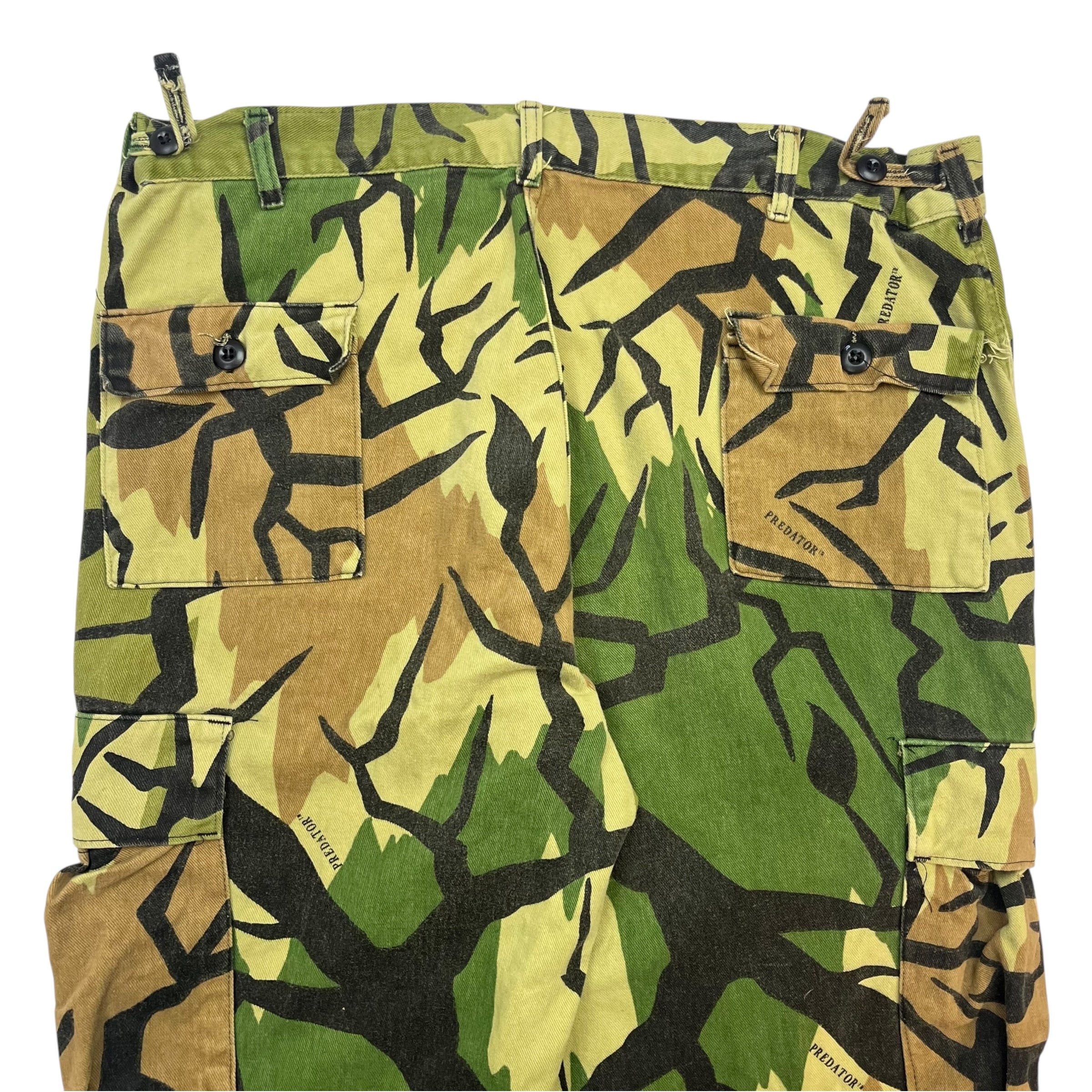 Vintage Predator Camouflage Hunting Khaki Pants Green
