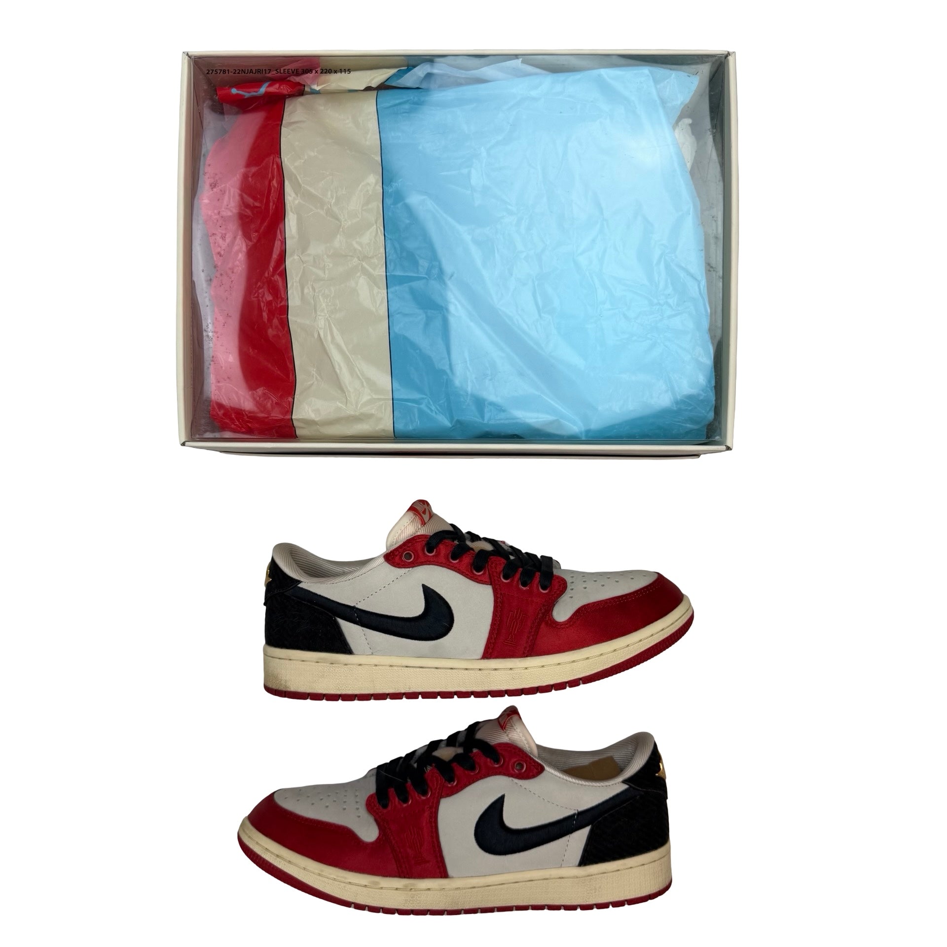 Trophy Room X Jordan 1 Low SP Rookie Card Away Red (Used)