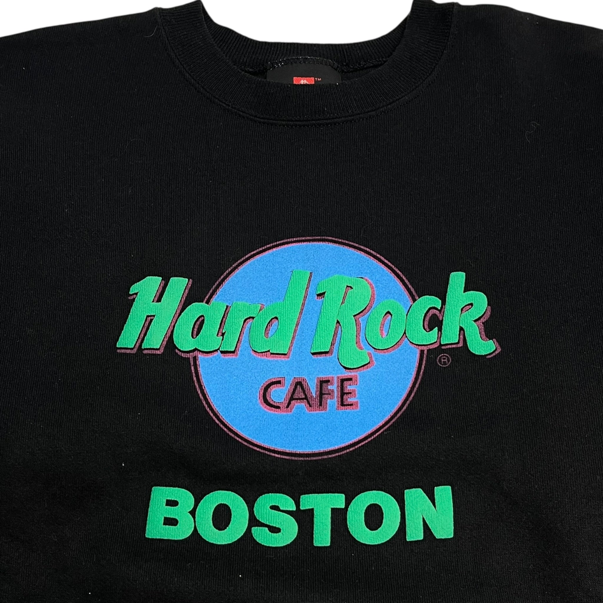 Vintage Hard Rock Café Boston Sweatshirt Black