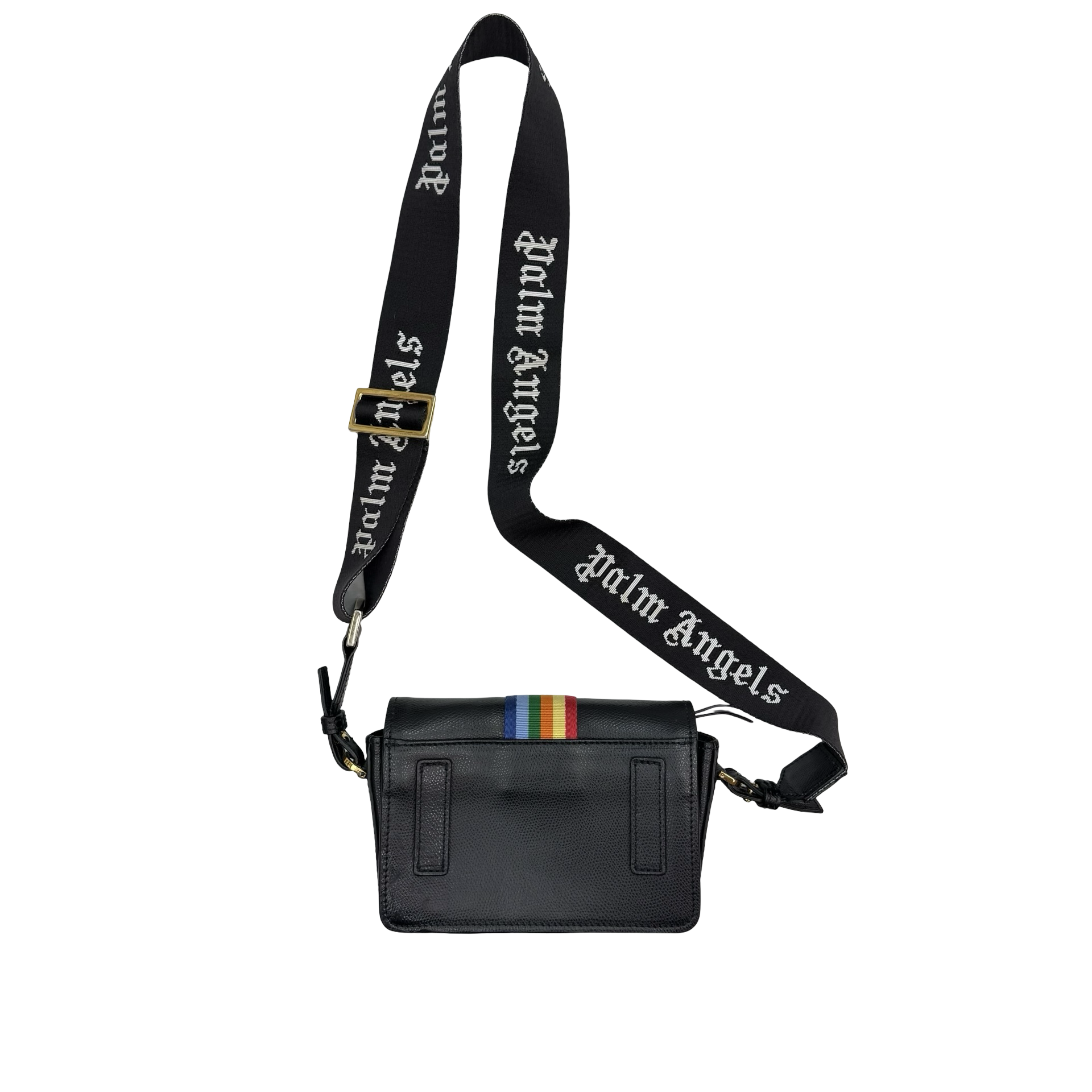 (W) Palm Angels Leather Crossbody Bag Multicolour/Black