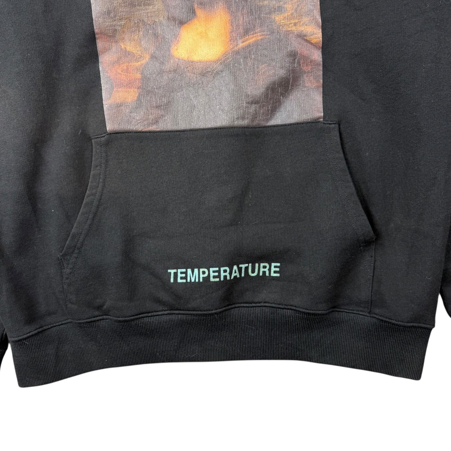 Off-White SS18 Mona Lisa Pullover Hoodie Black