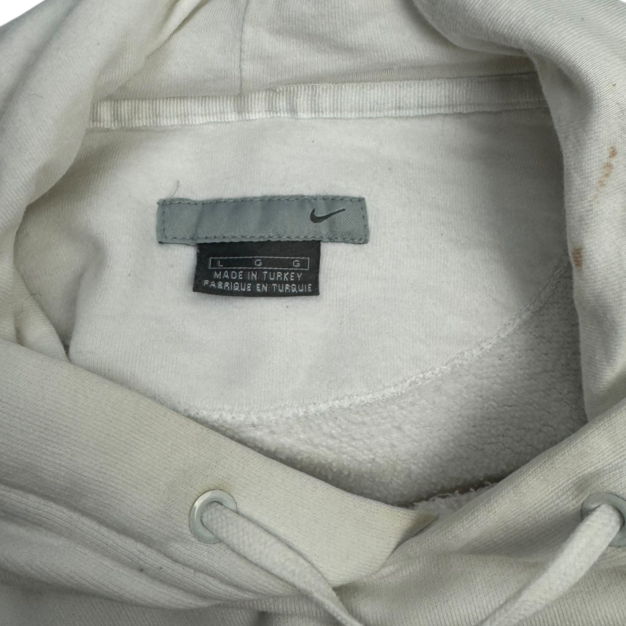 Vintage Y2K Nike Side Swoosh Hoodie Pink/White