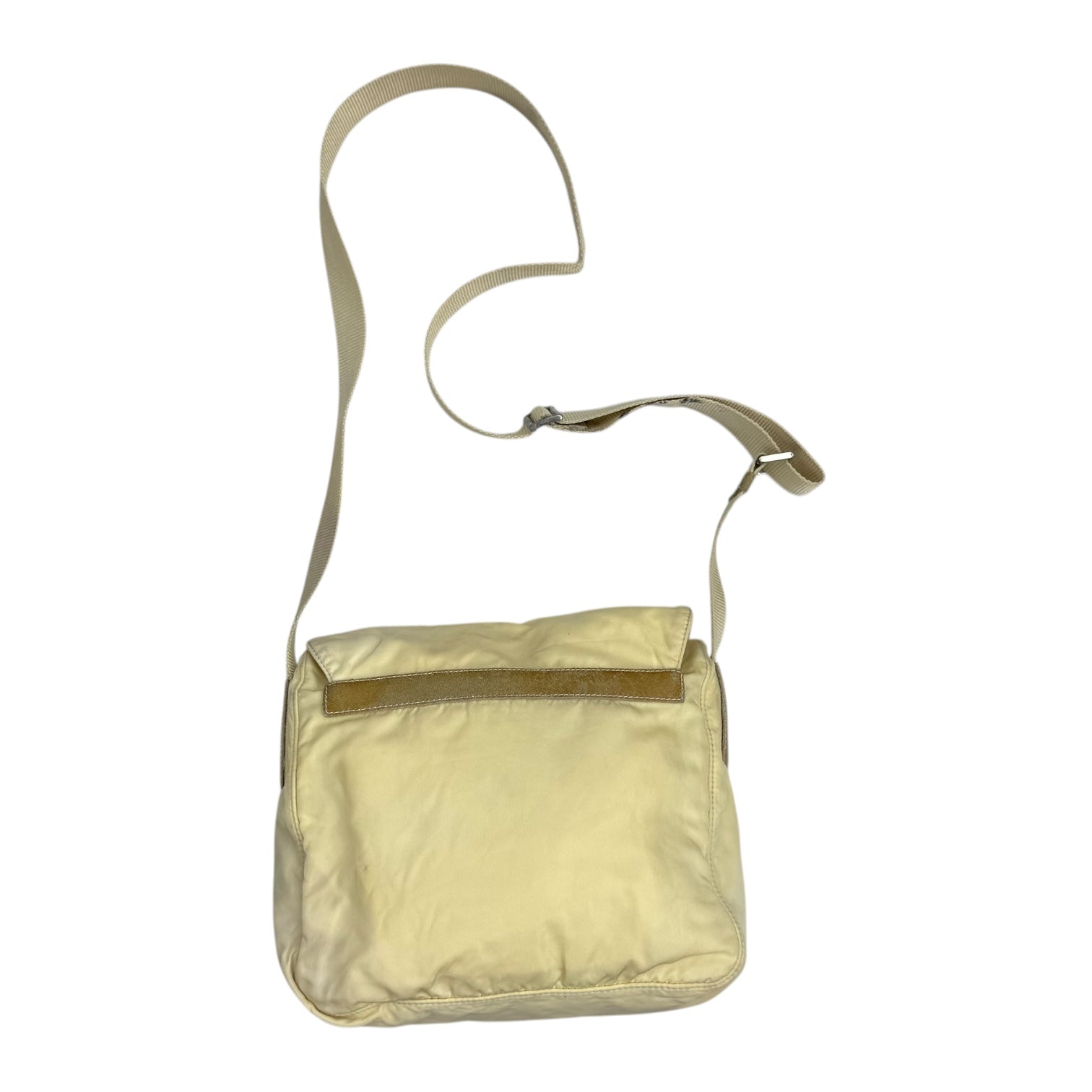 Prada Nylon Crossbody Bag White