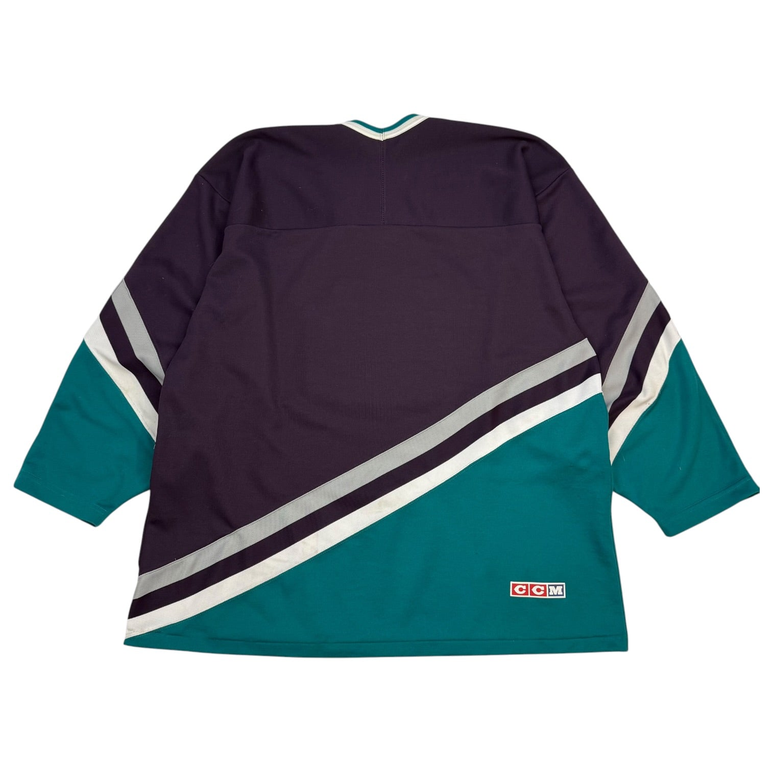 Vintage CCM Anaheim Ducks Home Jersey Green/Purple