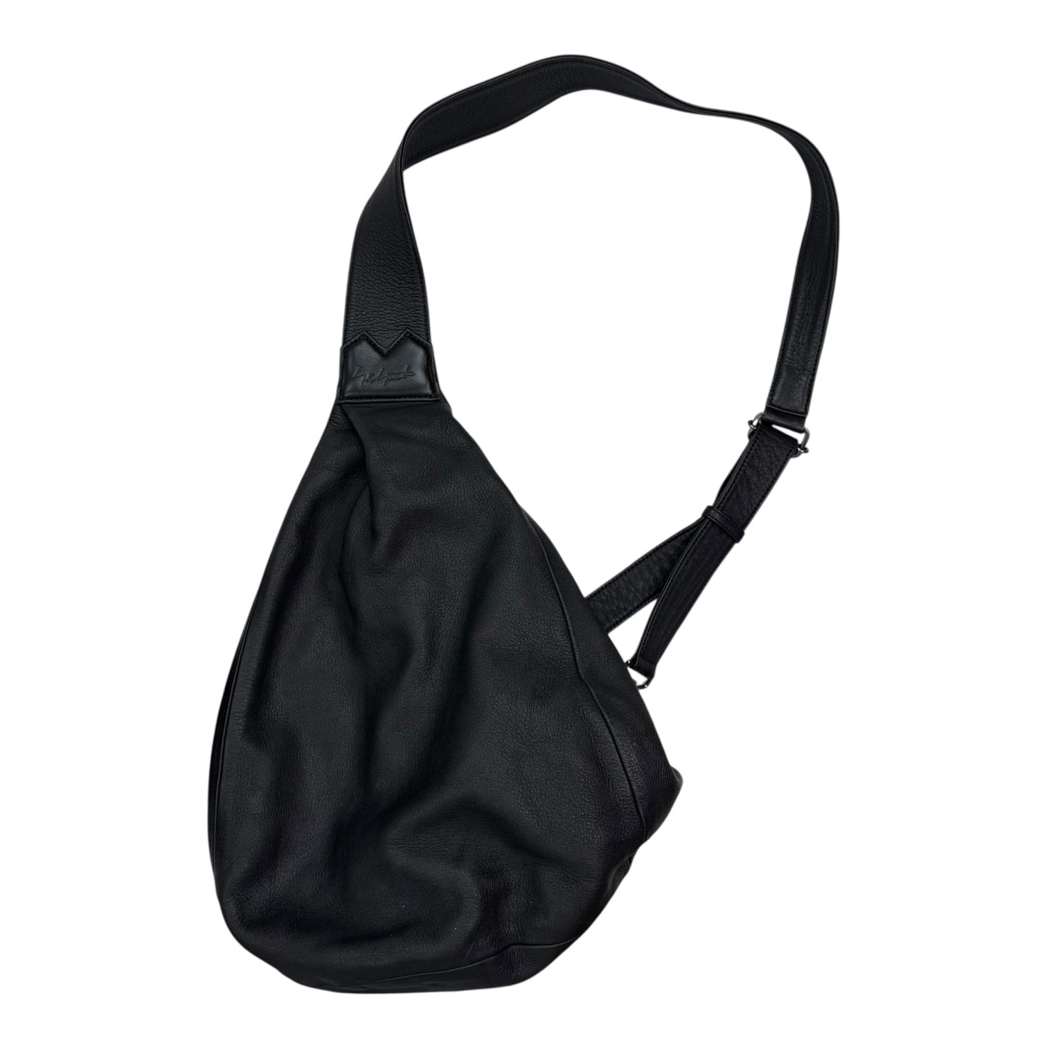Yohji Yamamoto Discord Tuck Sling Bag Black