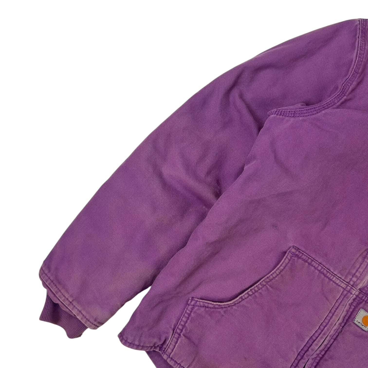 Vintage Carhartt Hooded Jacket Purple