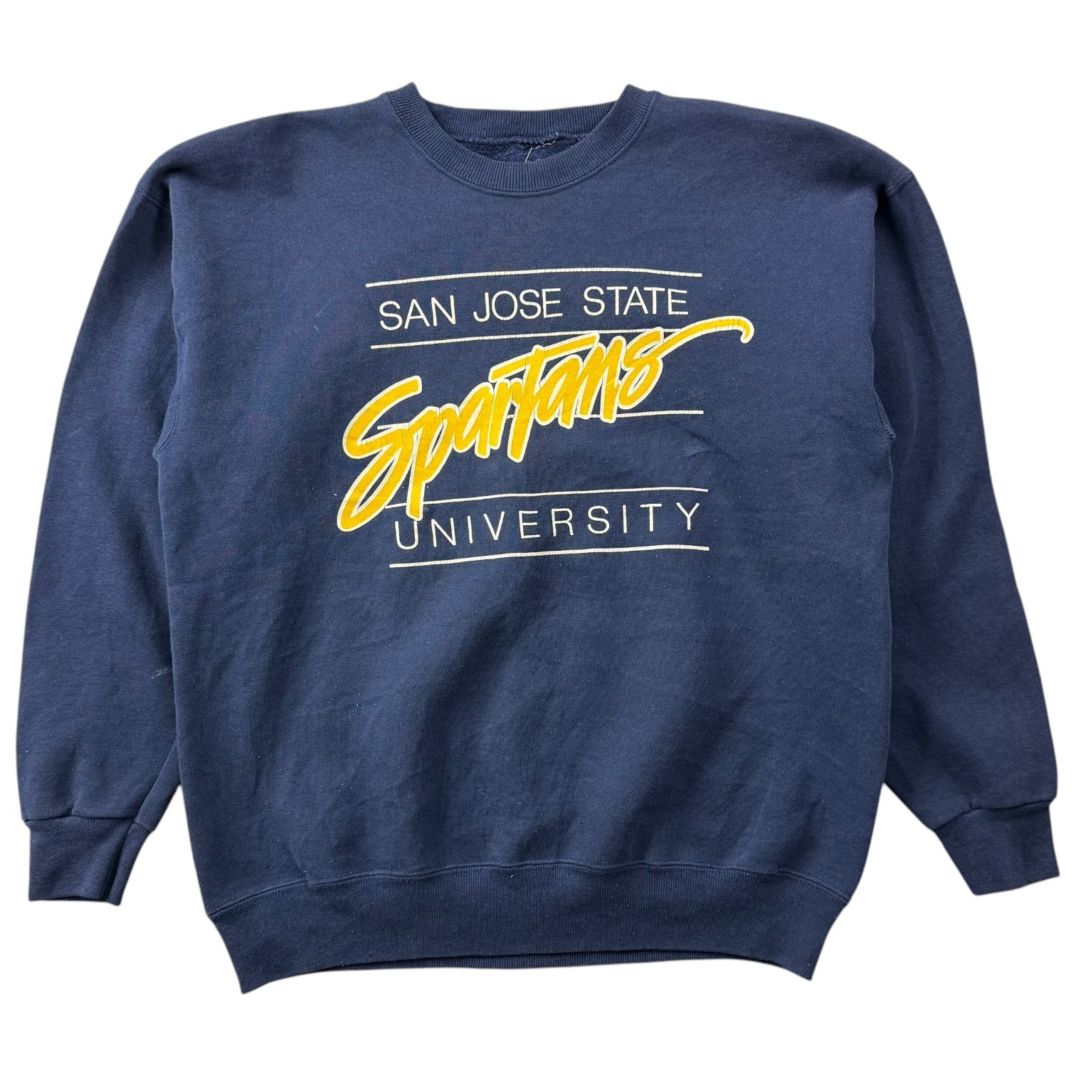 Vintage San Jose State Spartans Crewneck Navy Blue