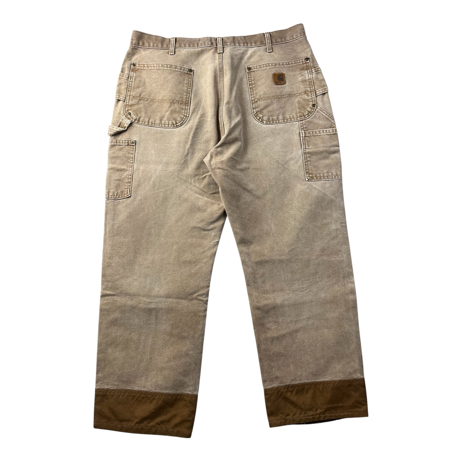 Vintage Carhartt Ripstop Double Knee Pants Dark Tan