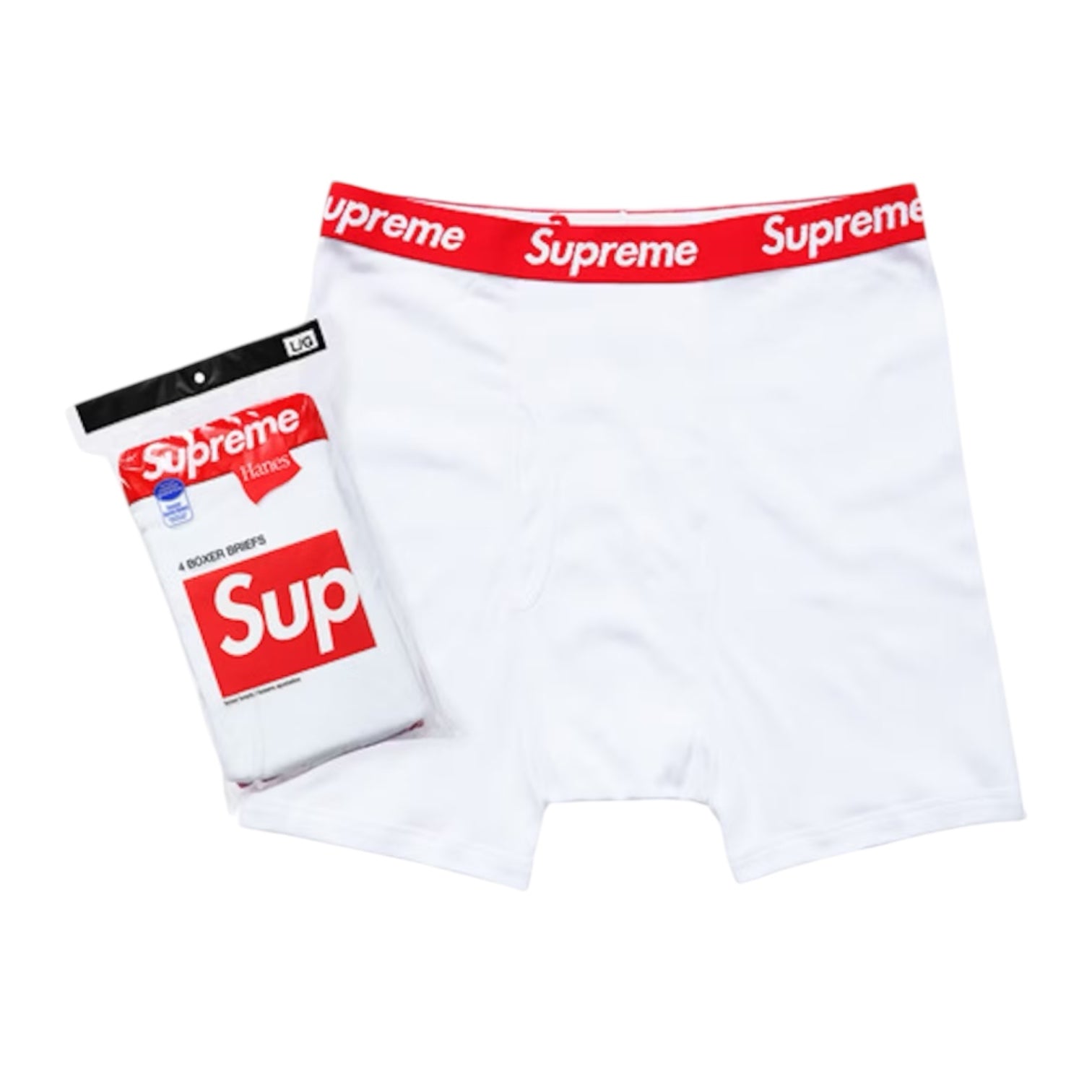 Supreme Hanes Boxer Briefs (4 Pack)
