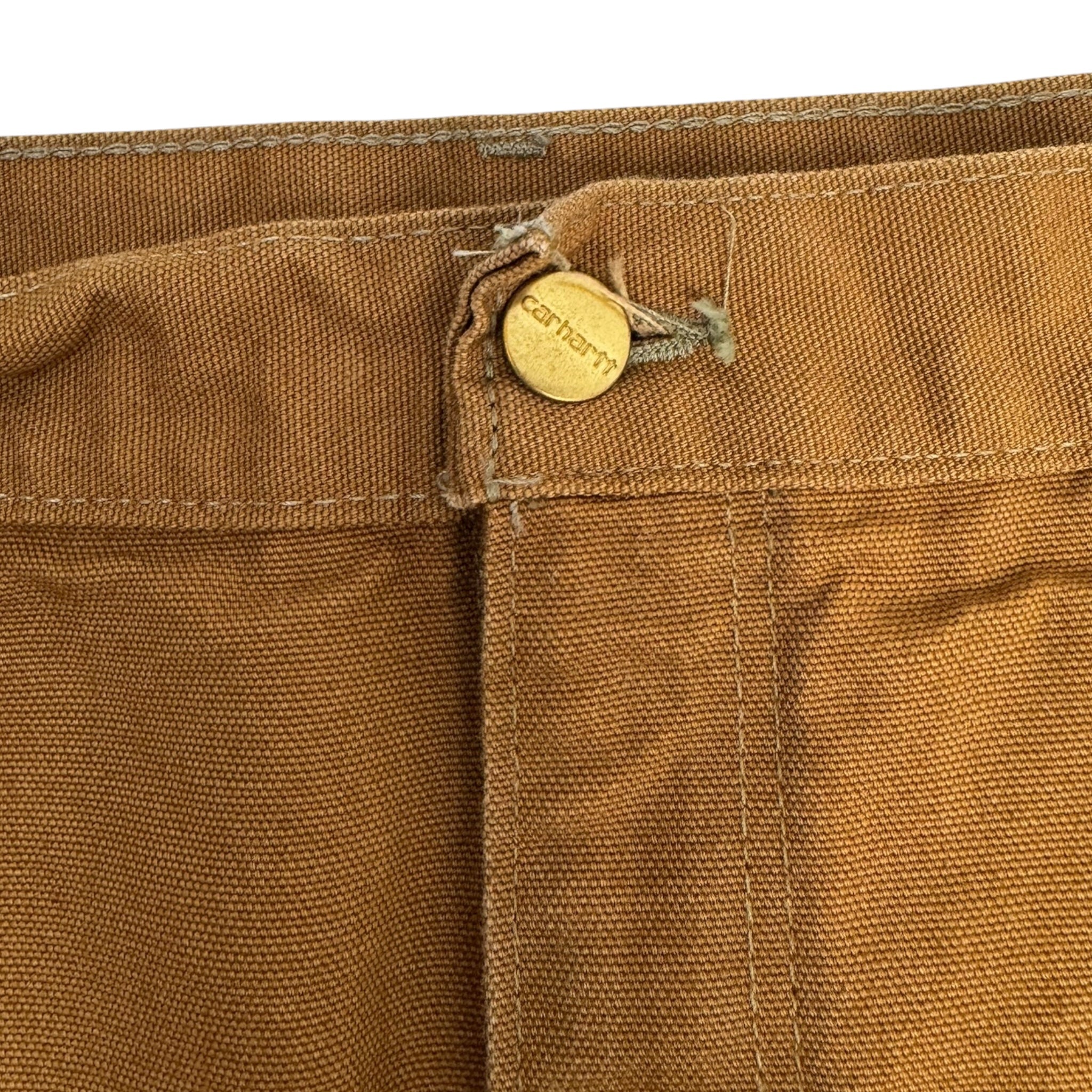 Vintage Carhartt Double Knee Bottoms Dark Tan