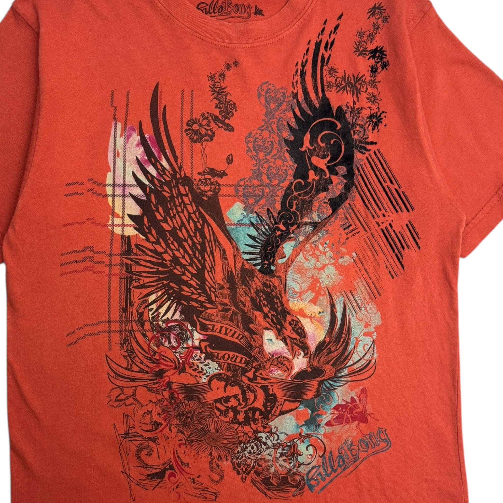 Y2K Billabong Cyber Tee Burnt Orange