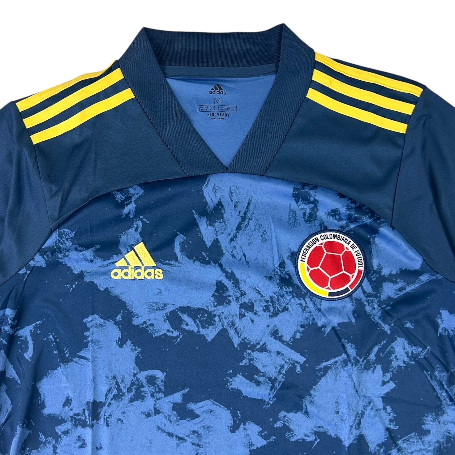 Vintage Adidas Colombia Soccer Jersey Blue