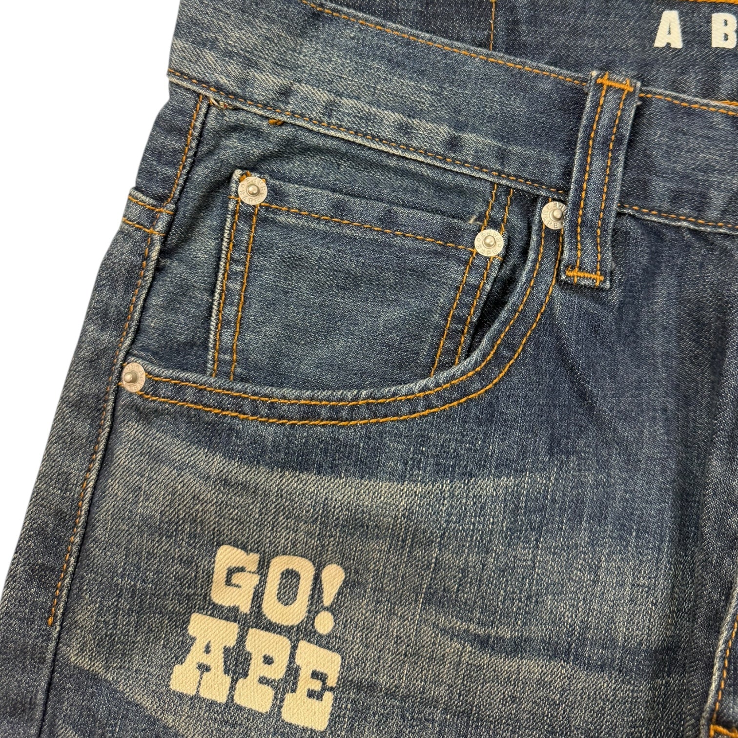 Vintage Y2K Bape x Stüssy Denim Jeans