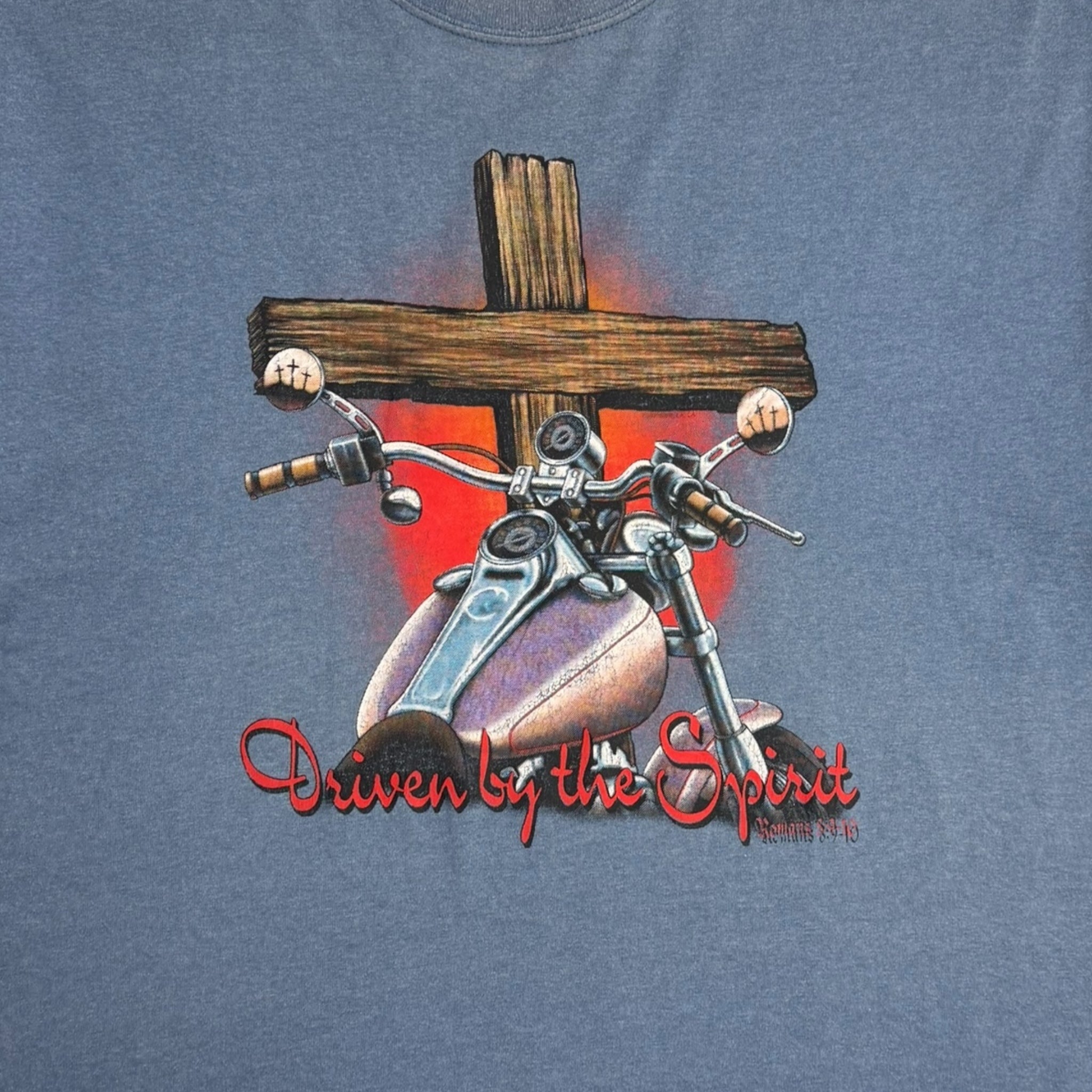Vintage “Driven By The Spirit” Biker Jesus T-Shirt