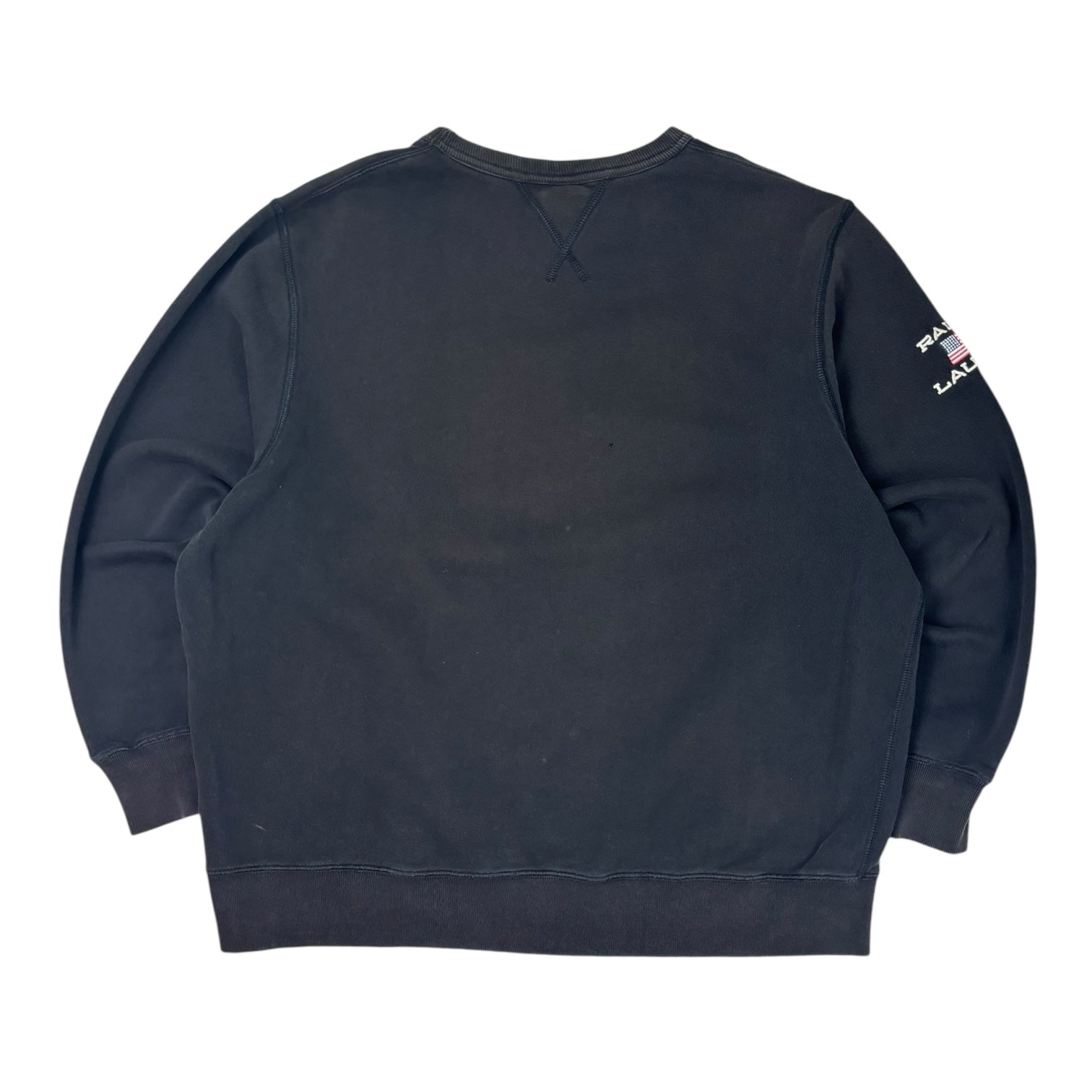 Vintage Polo Jeans Ralph Lauren Crewneck Black
