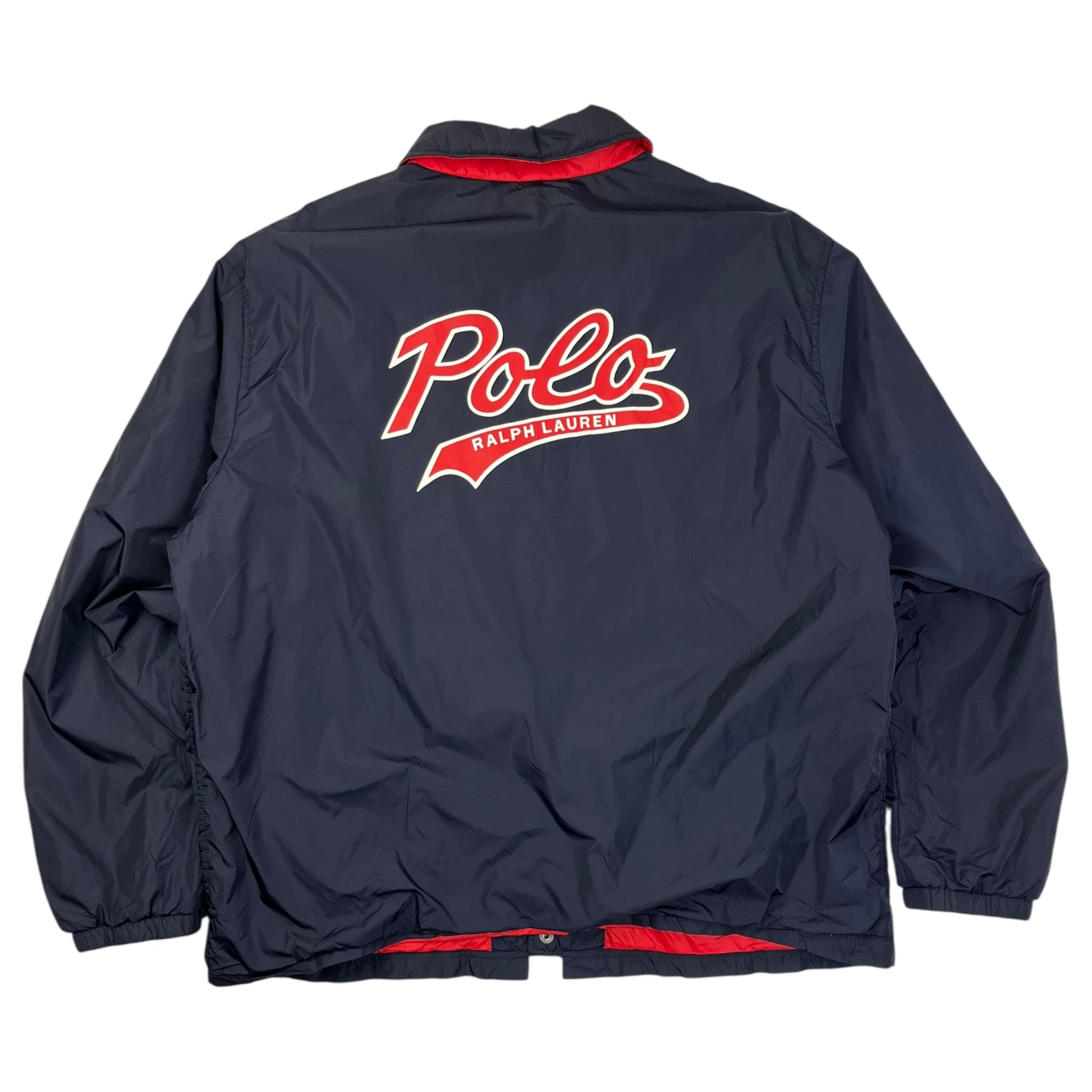 Polo Ralph Lauren Script Coaches Jacket Navy