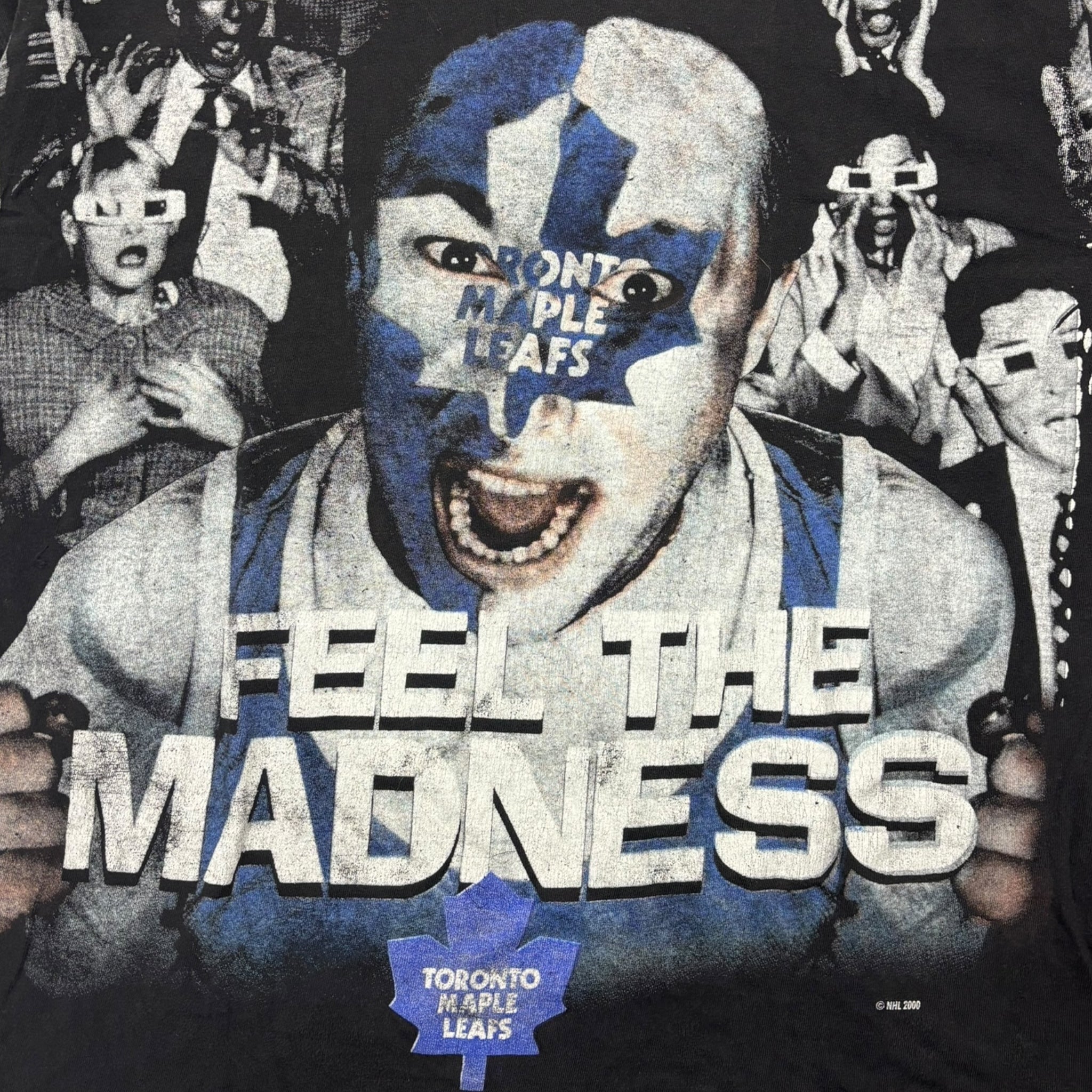 2000 Toronto Maple Leafs “Feel The Madness” AOP NHL T-Shirt