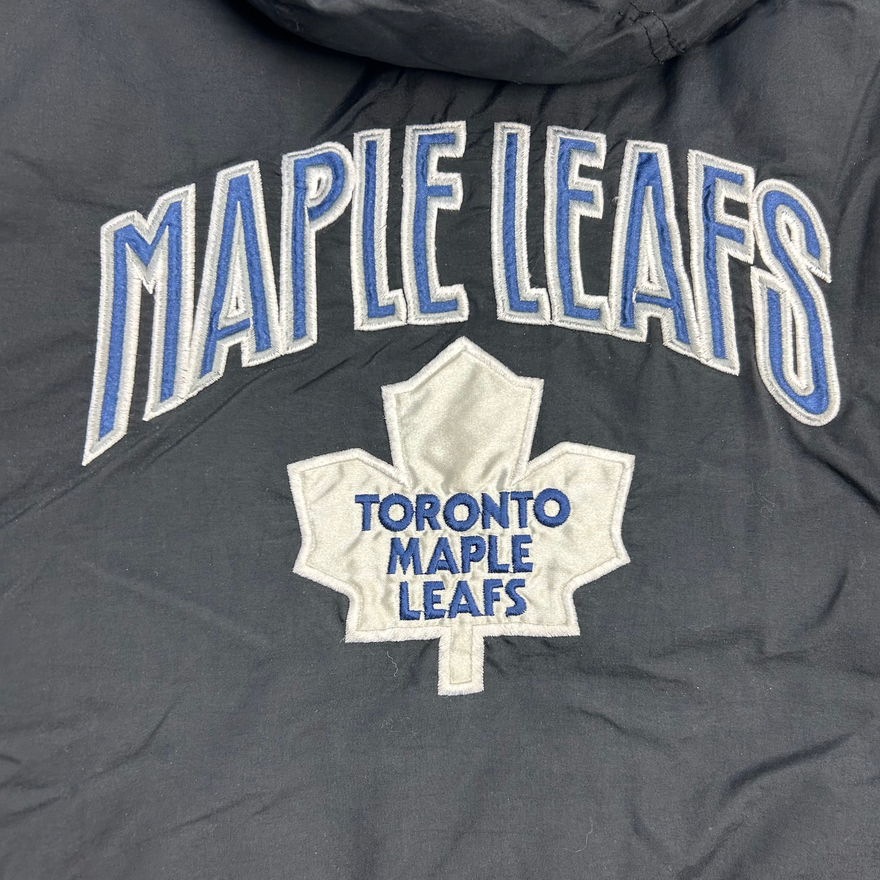 Vintage Toronto Maple Leafs Chalk Line Parka Jacket
