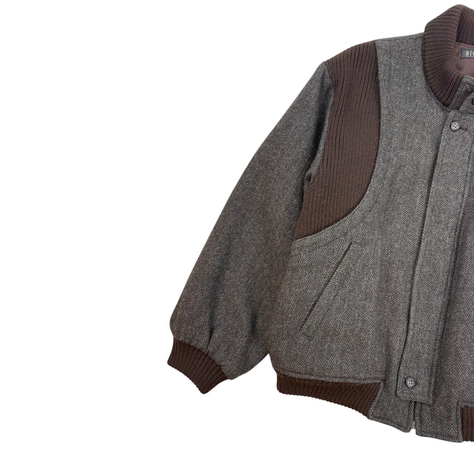 Vintage Big Way Wool Bomber Jacket