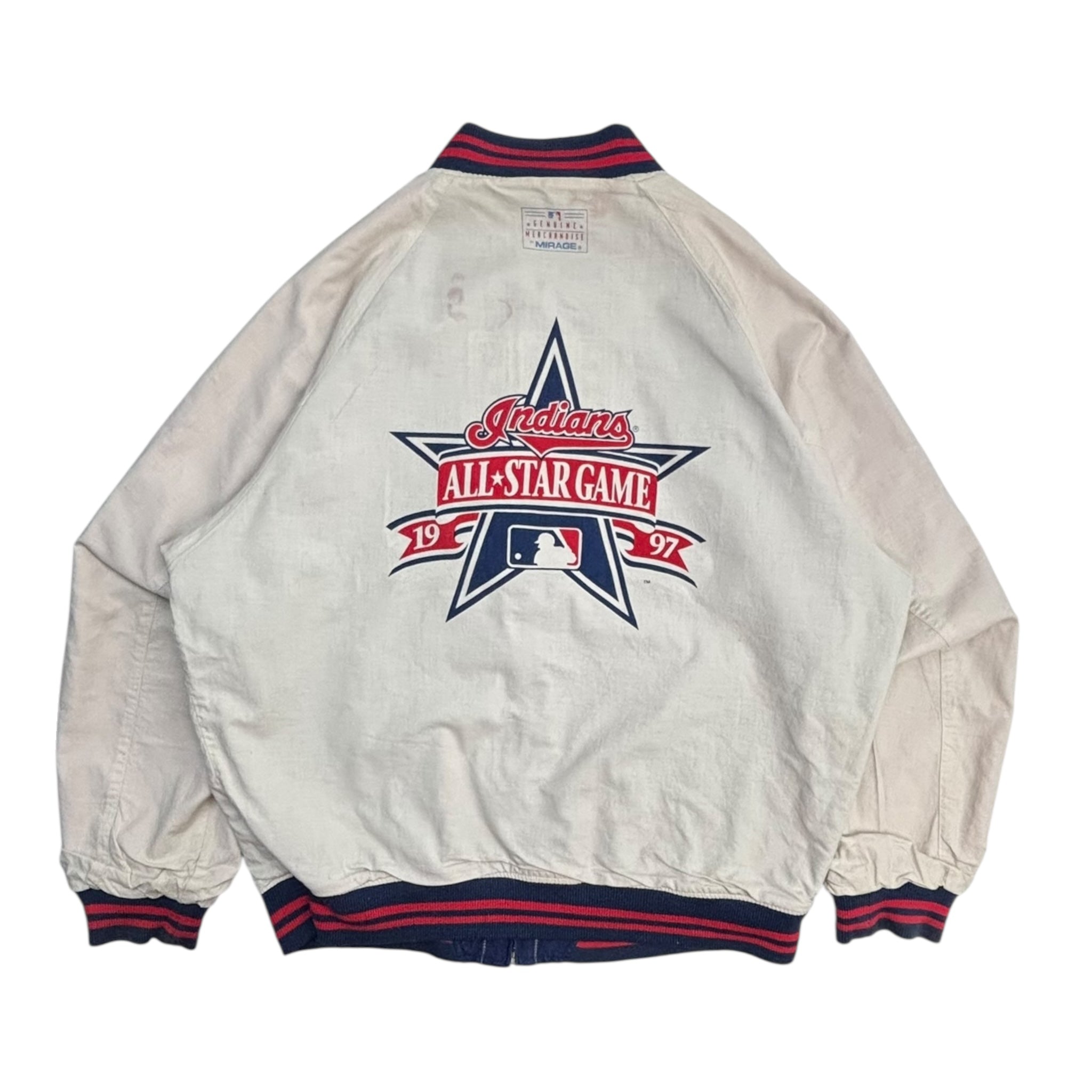 1997 All Star Game Indians Reversible MLB Zip Jacket