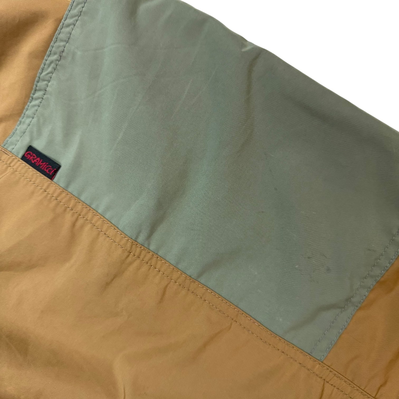 Gramicci Shell Gear Cargo Shorts Tan/Turqoise