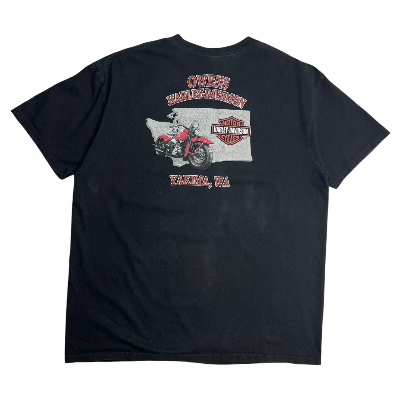 Harley Davidson Washington Twilight Font T-Shirt