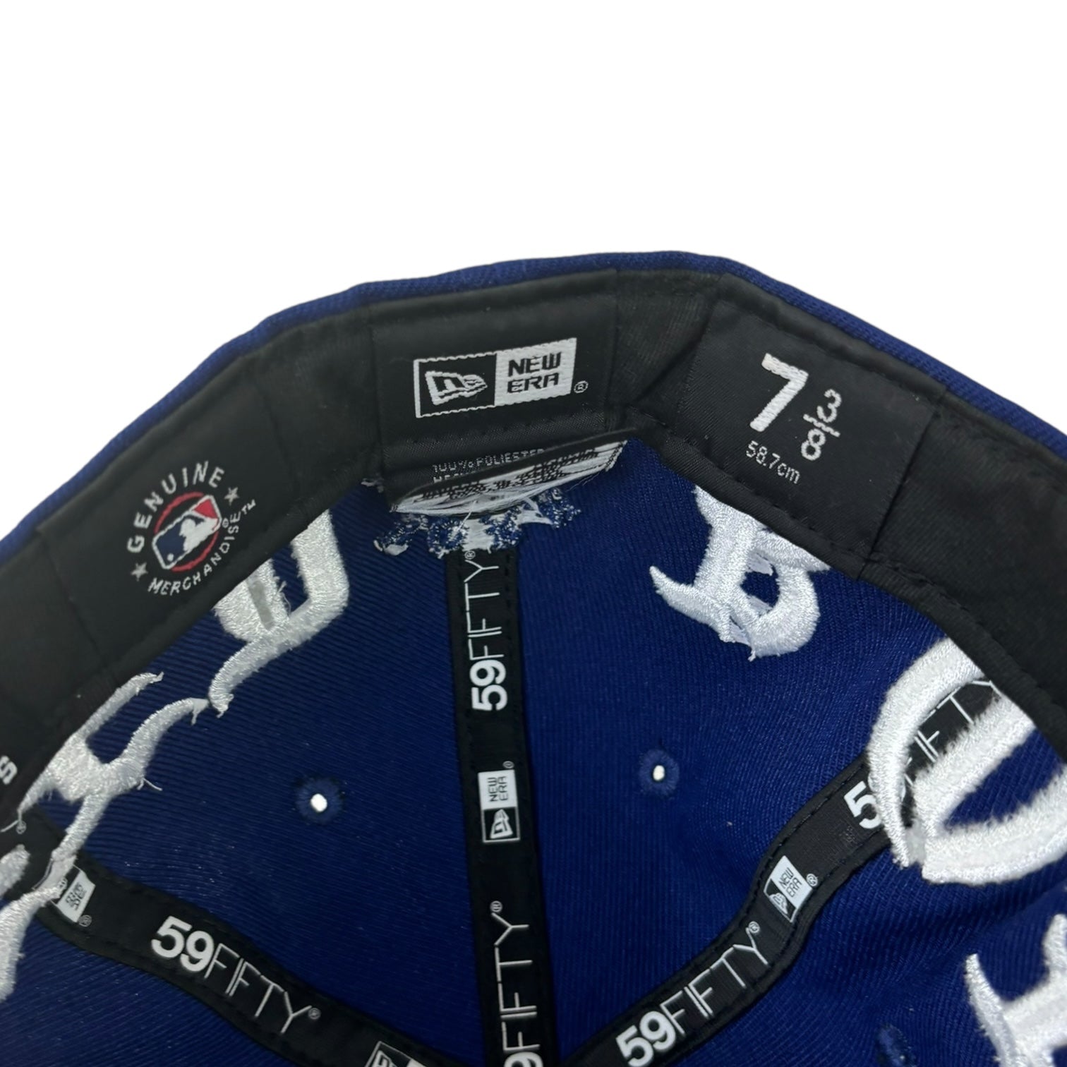 Born x Raised LA Dodgers Fitted Hat Blue