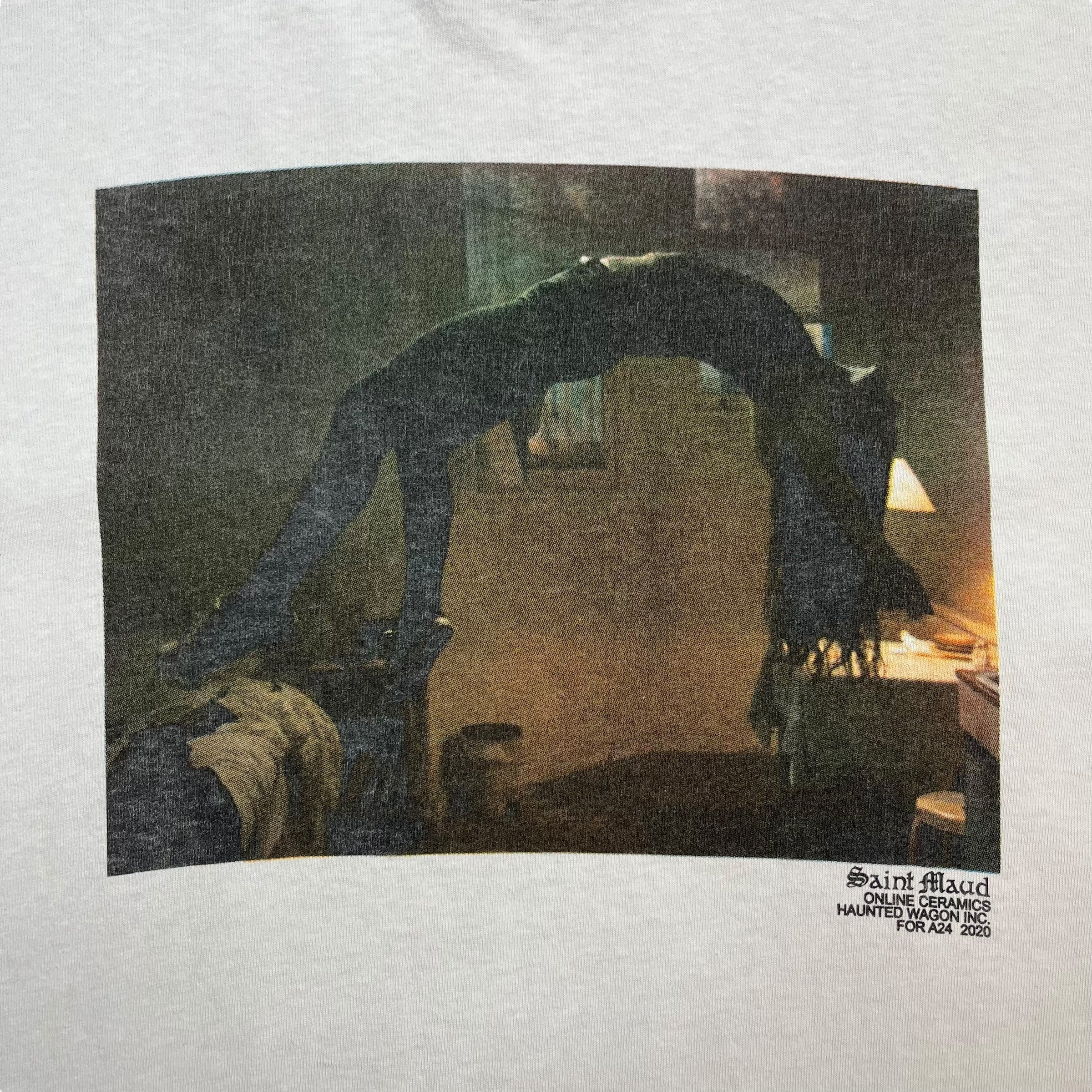 Online Ceramics A24 Saint Maud Tee White