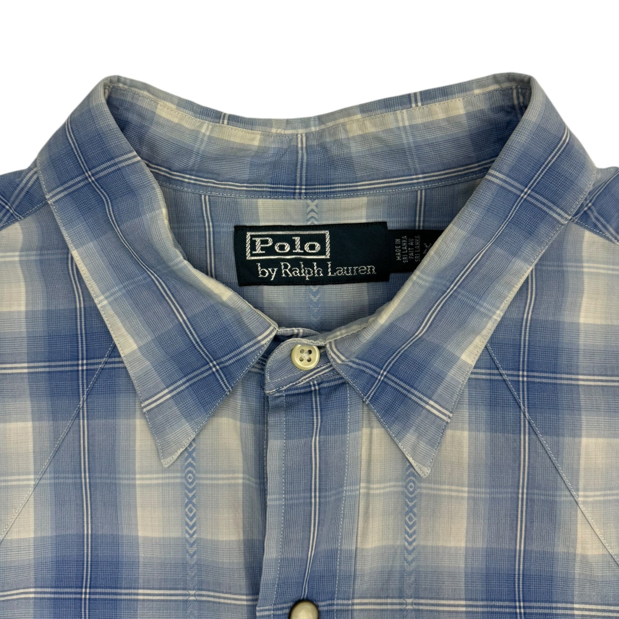 Vintage Polo Ralph Lauren Pearl Snap Western Shirt