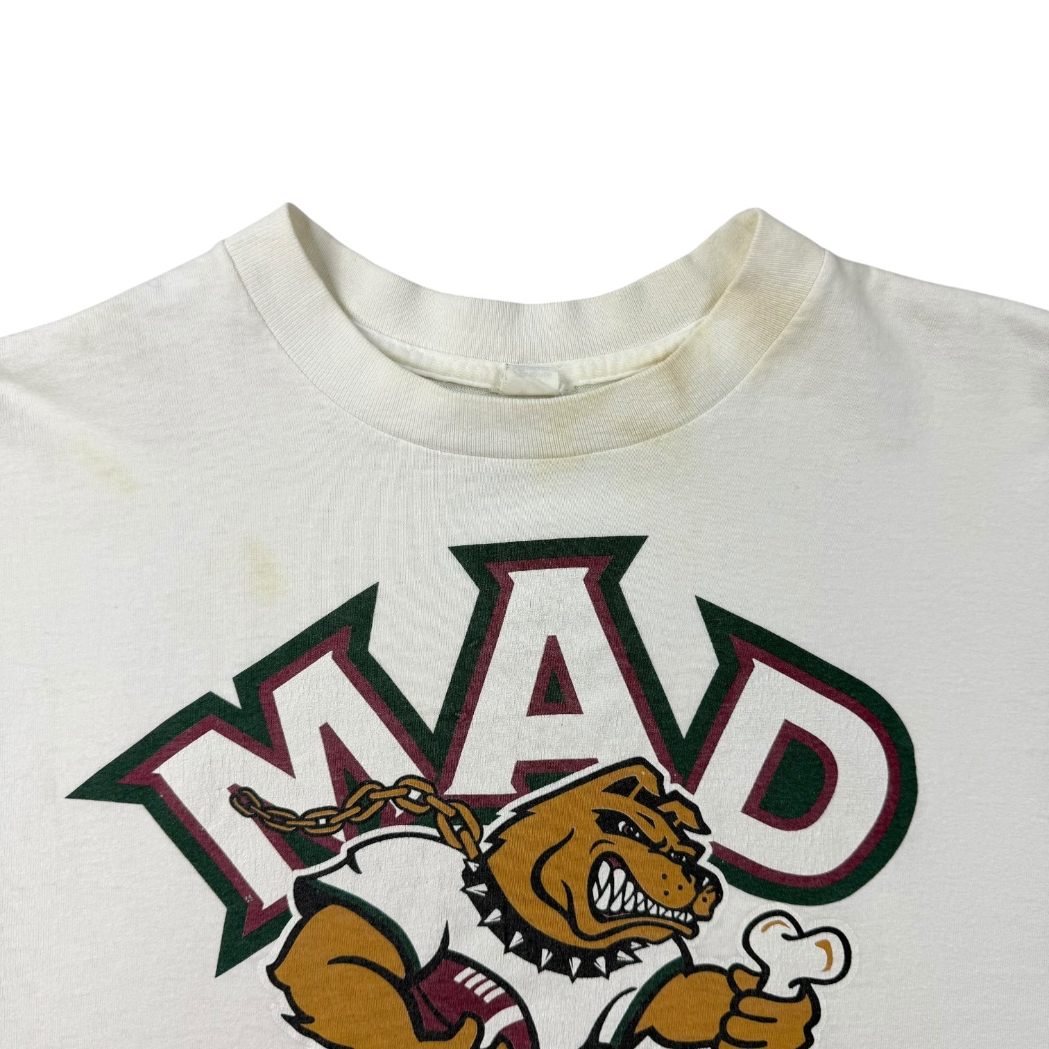 Vintage CFL Memphis Mad Dogs Tee White