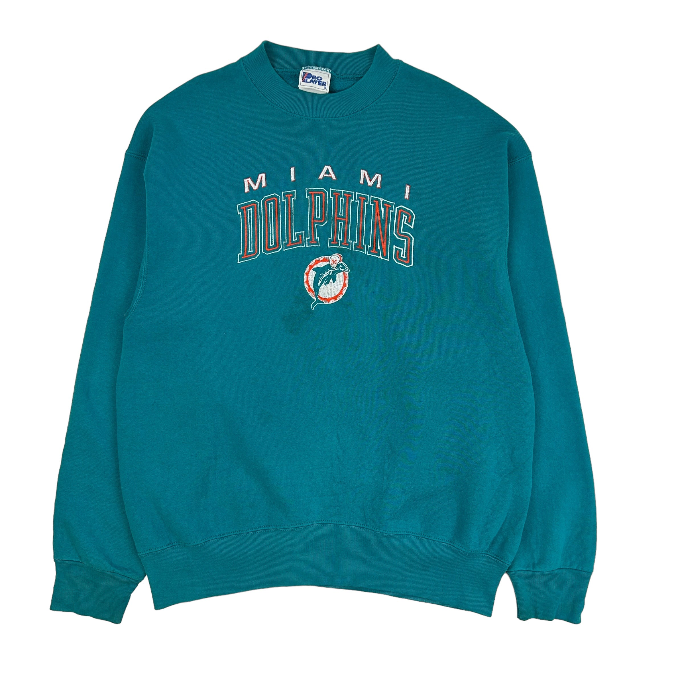 Vintage Miami Dolphins Crewneck Teal