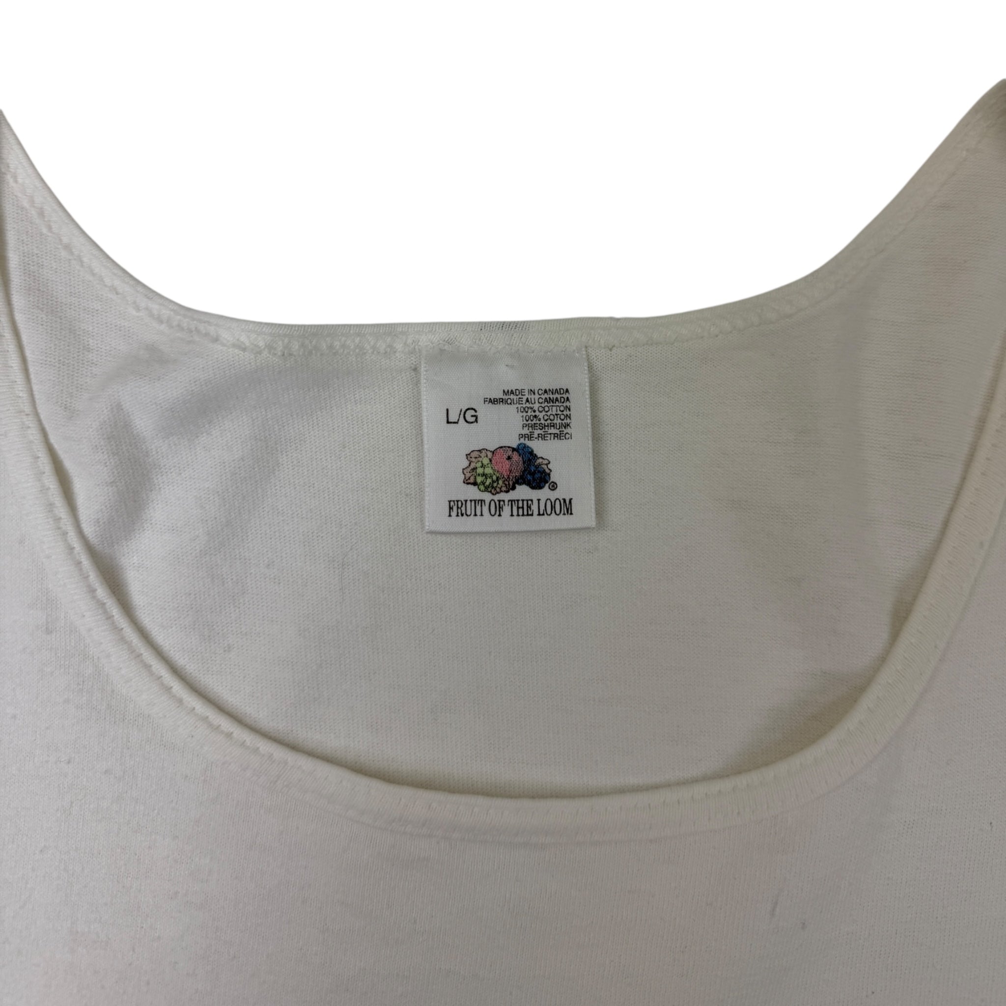 Vintage 1993 Lollapalooza Tank Top White