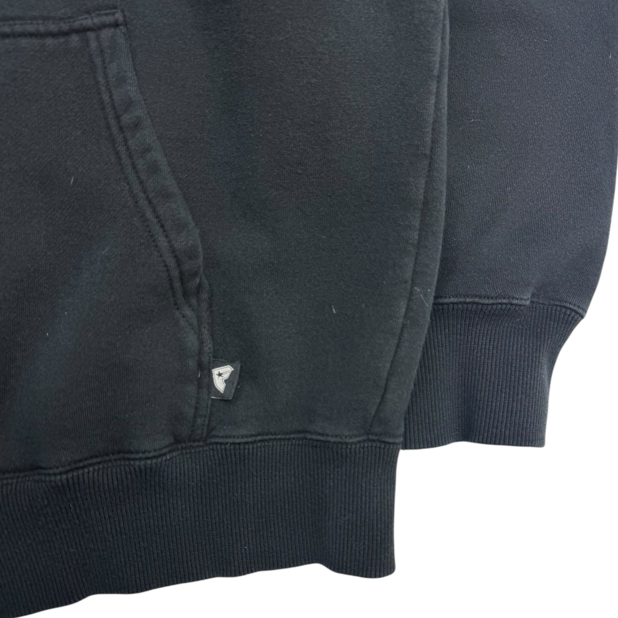 Y2K Famous Stars & Straps Thermal Hood Zip Up Hoodie