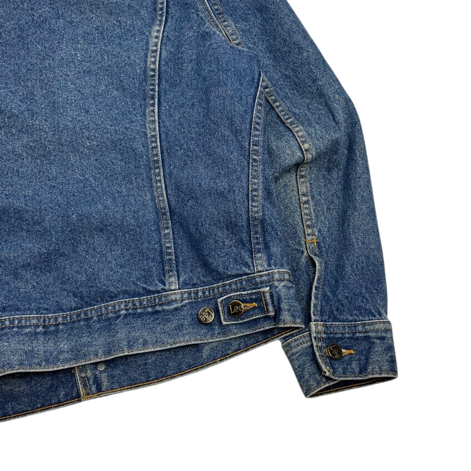 Vintage Lee Medium Wash Denim Jacket Canadian Made