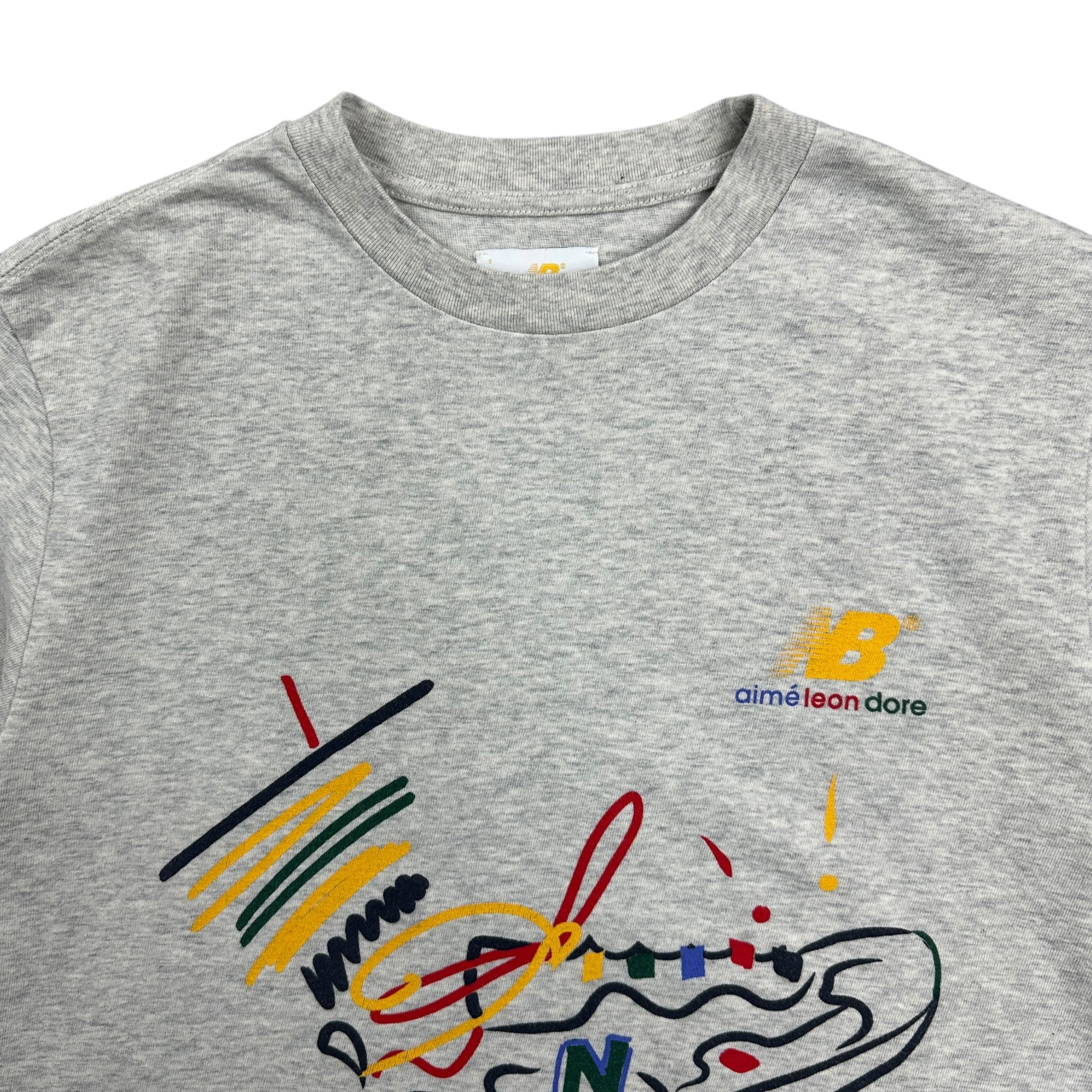 Aime Leon Dore x New Balance 827 Tee Heather Grey