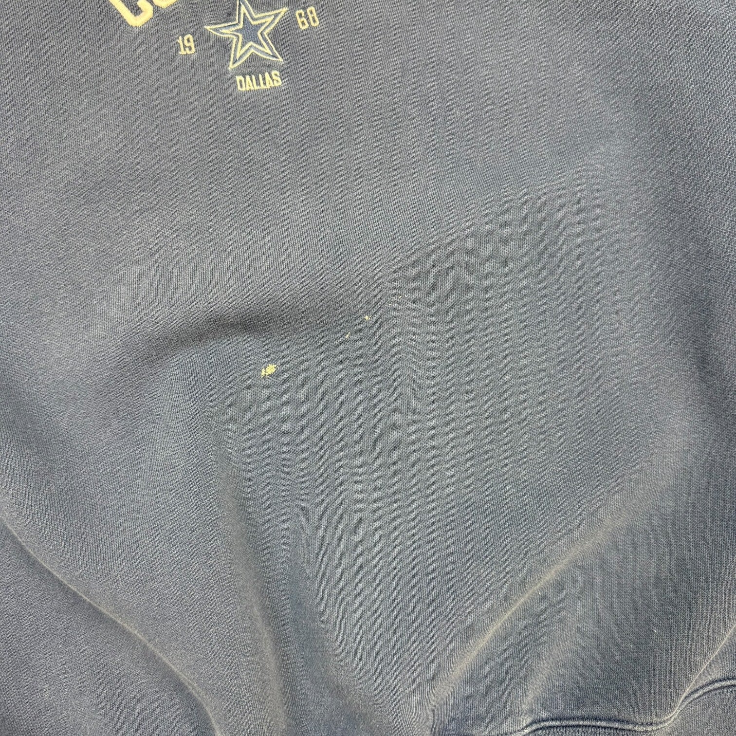 Vintage Nike Teams Dallas Cowboys Crewneck Navy Blue